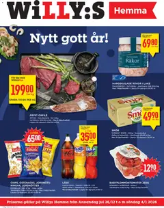 Willys - Aktuella reklamblad Willys Hemma - Förhandsvisning av reklamblad från butik Willys aktuell från 26.12.2025