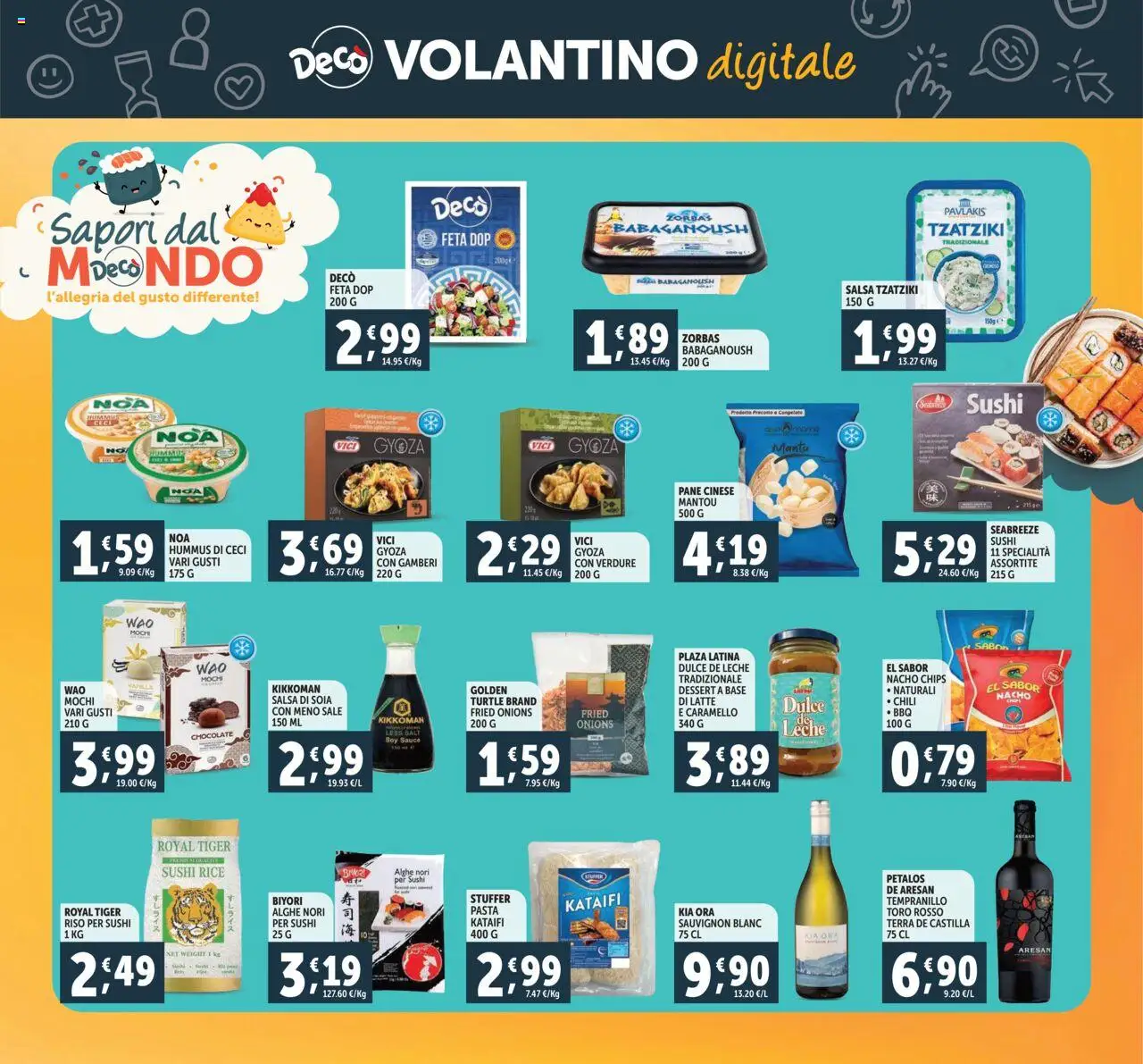 Volantino Decò del 23.09.2025 | Pagina: 27 | Prodotti: Riso, Latte, Sushi, Terra