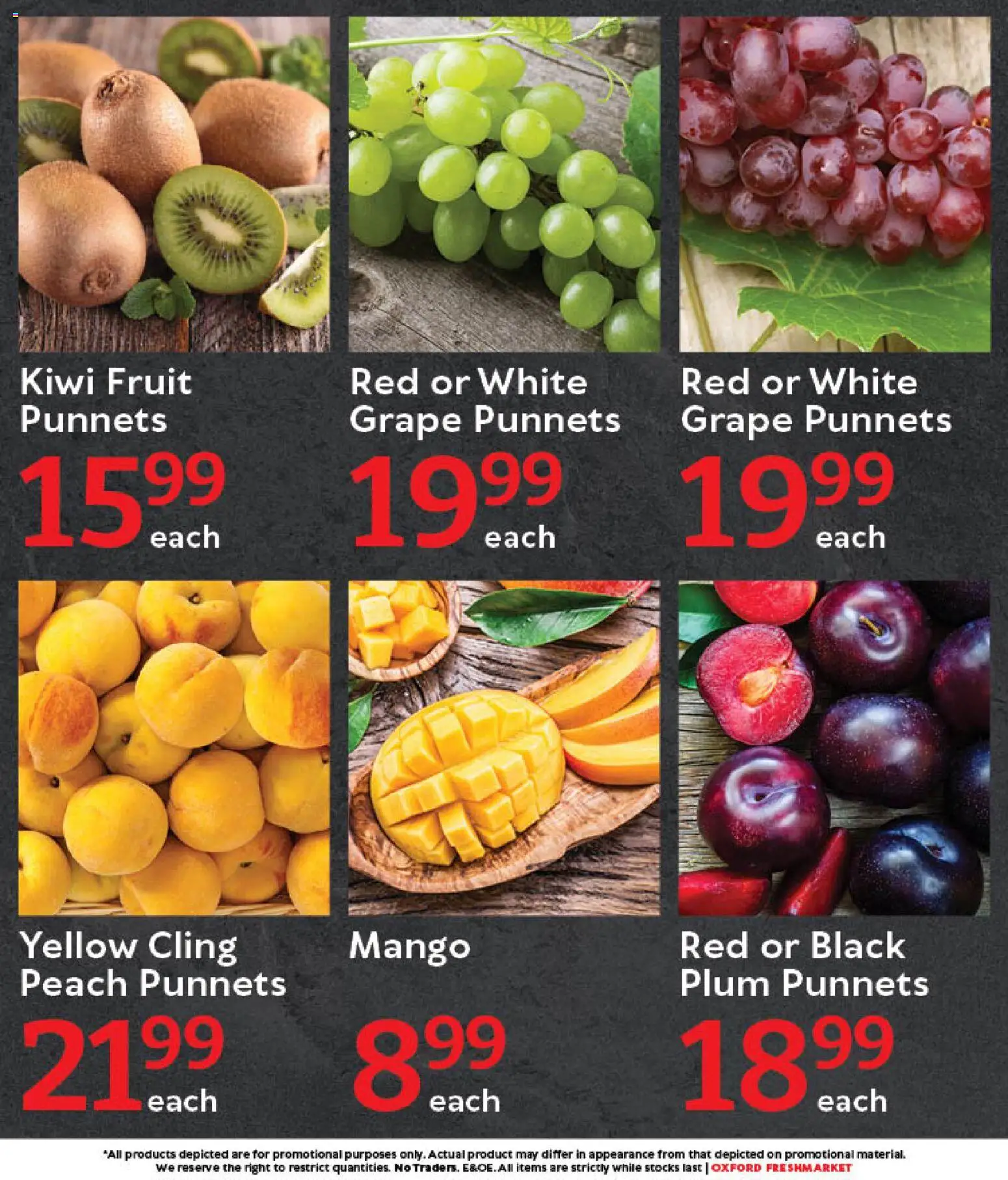 New Oxford Freshmarket catalogue – valid from 14.03.2026 | Page: 5 | Products: Kiwi, Fruit, Mango, Peach