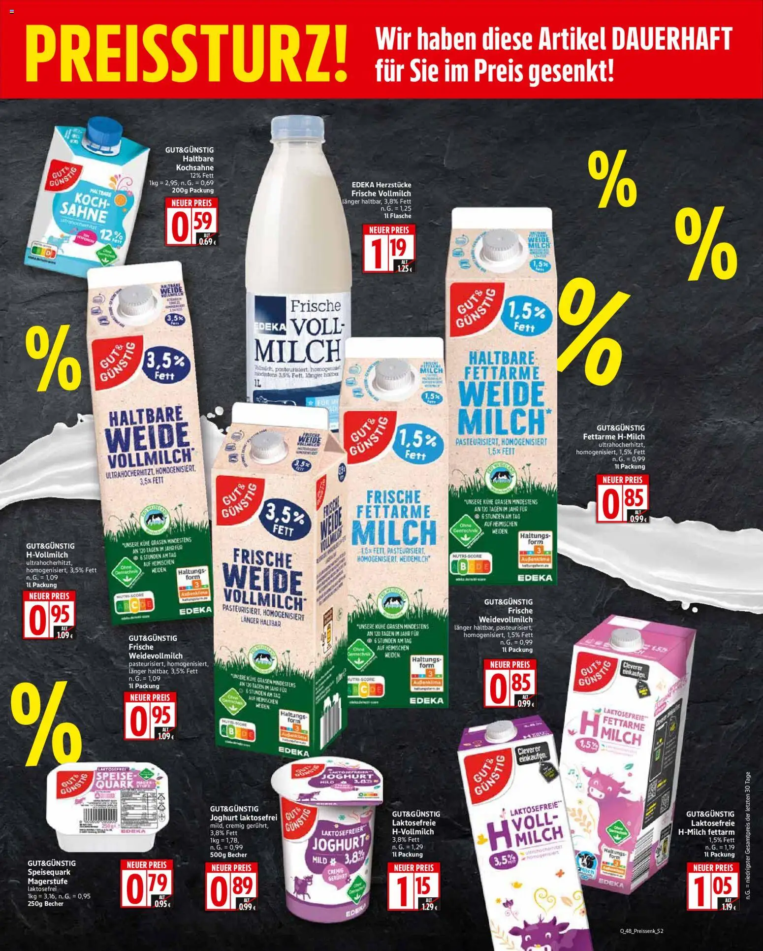 WEZ Prospekt – gültig ab 24.11.2025 | Seite: 18 | Produkte: Quark, Joghurt, Sahne, Speisequark
