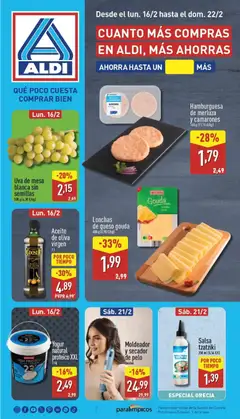 Vista previa Aldi folleto Baleares válido desde el 16.02.2026