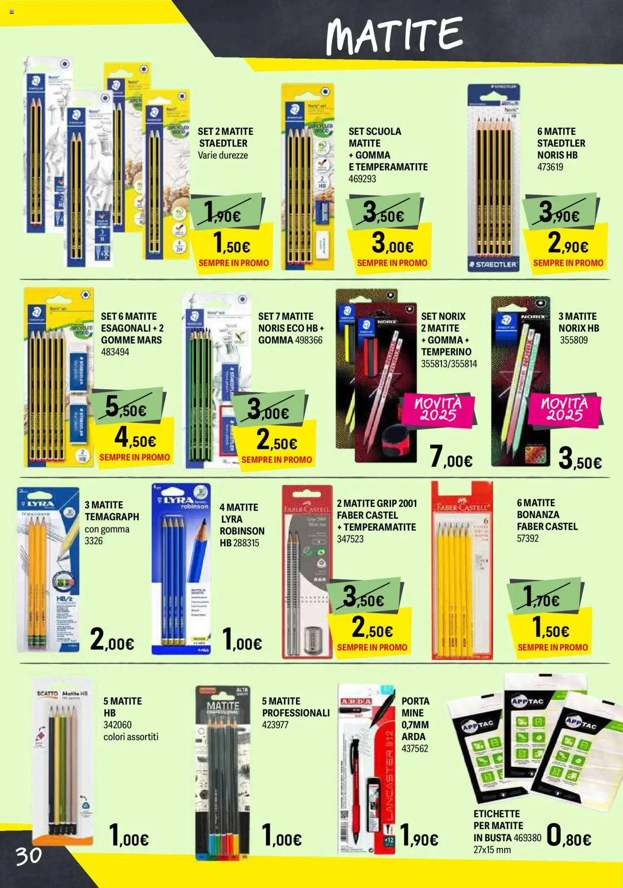 Volantino Orizzonte del 04.08.2025 | Pagina: 30 | Prodotti: Temperamatite, Temperino