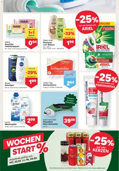 MPREIS Flugblatt ab 26.02.2026 gültig | Seite: 11 | Produkte: Wasser, Shampoo, Creme, Duschgel