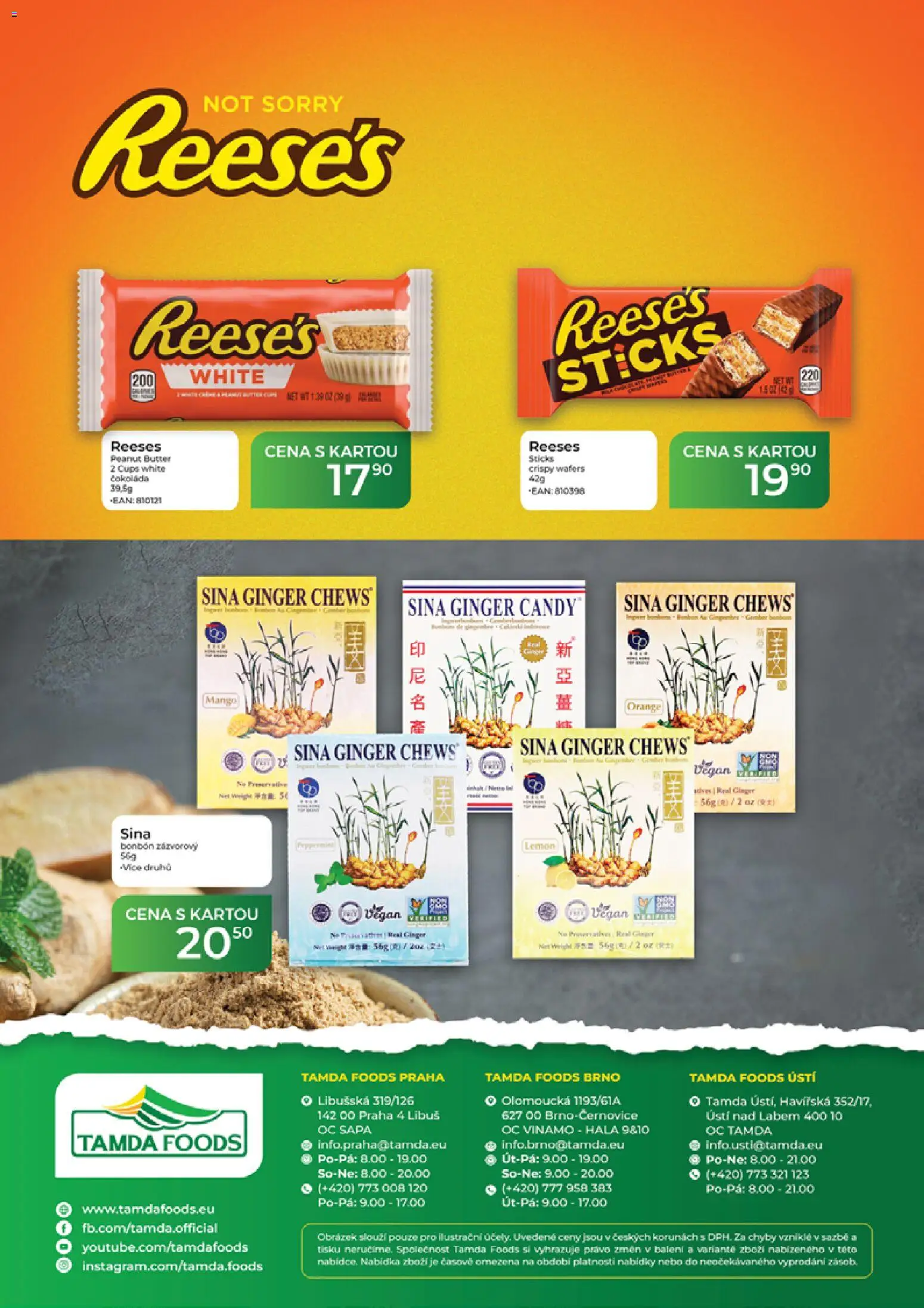 Tamda Foods leták od 18.03.2026 | Strana: 64 | Produkty: Vegan, Reese's, Čokoláda