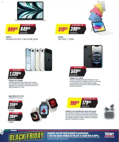 Anteprima del volantino Trony Lamezia Terme catalogo valido a partire dal 25.11.2025 | Pagina: 2 | Prodotti: Macbook air, Fan, Apple Watch, Macbook