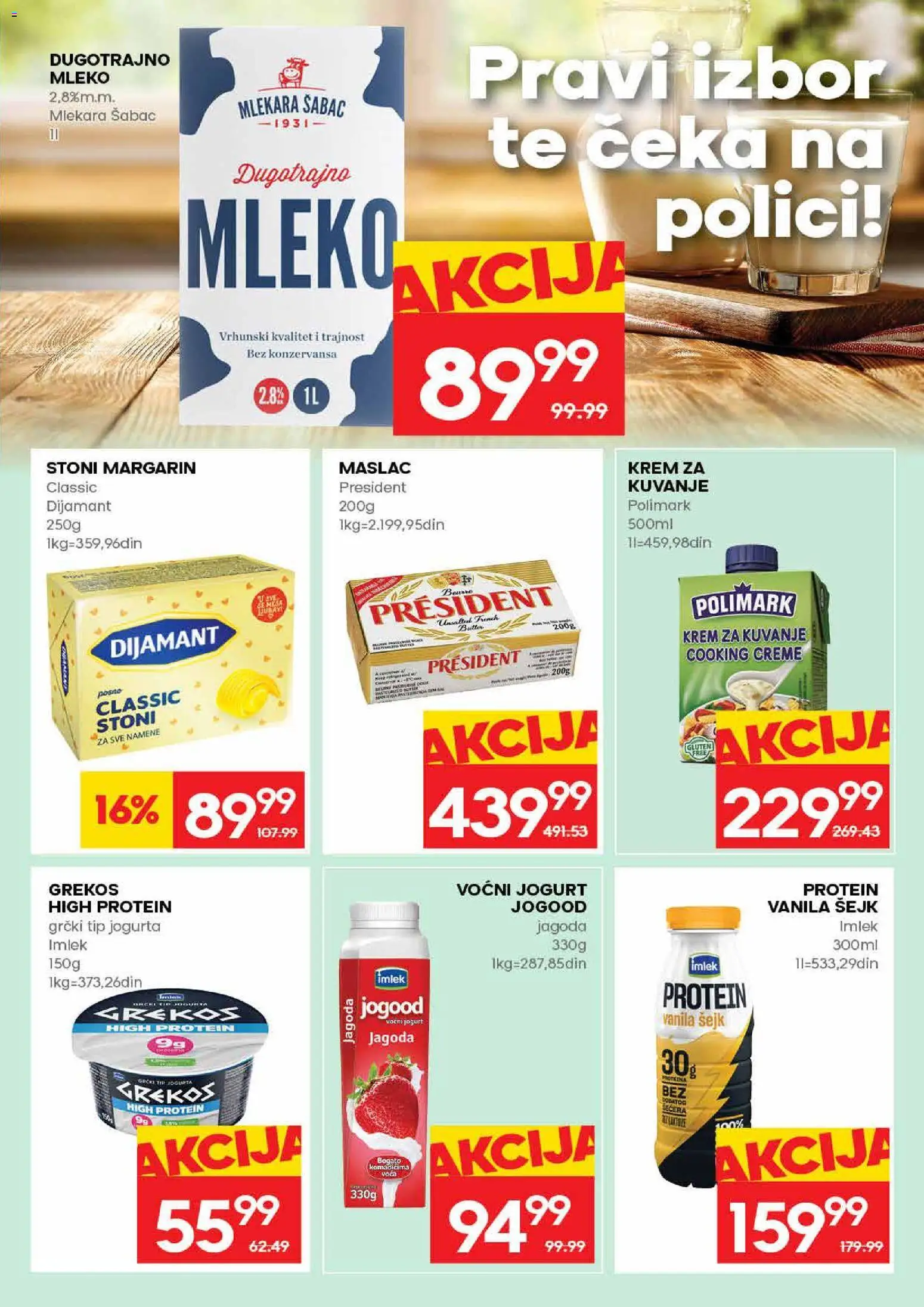 Roda katalog - važi od 09.04.2026 | Strana: 13 | Proizvode: Maslac, Protein, Margarin, Jogurt