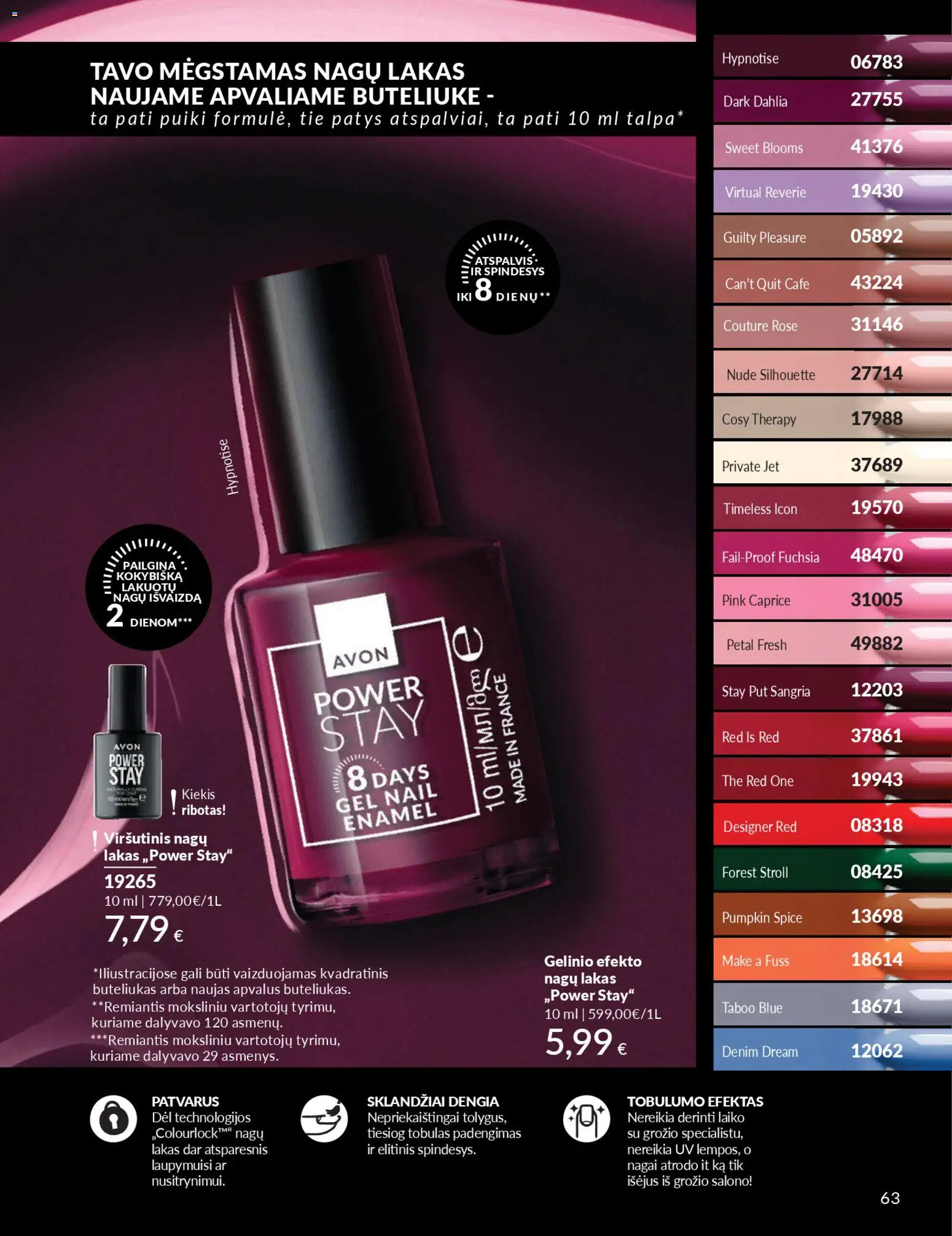 AVON akcijos nuo 01.01.2026 | Puslapis: 63