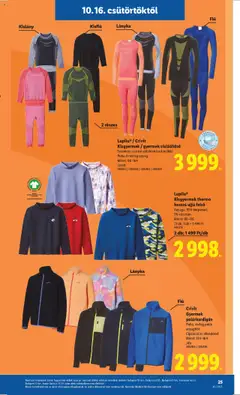 Lidl Akciós újság - amely érvényes a következő dátumtól: 16.10.2025 | Oldal: 25