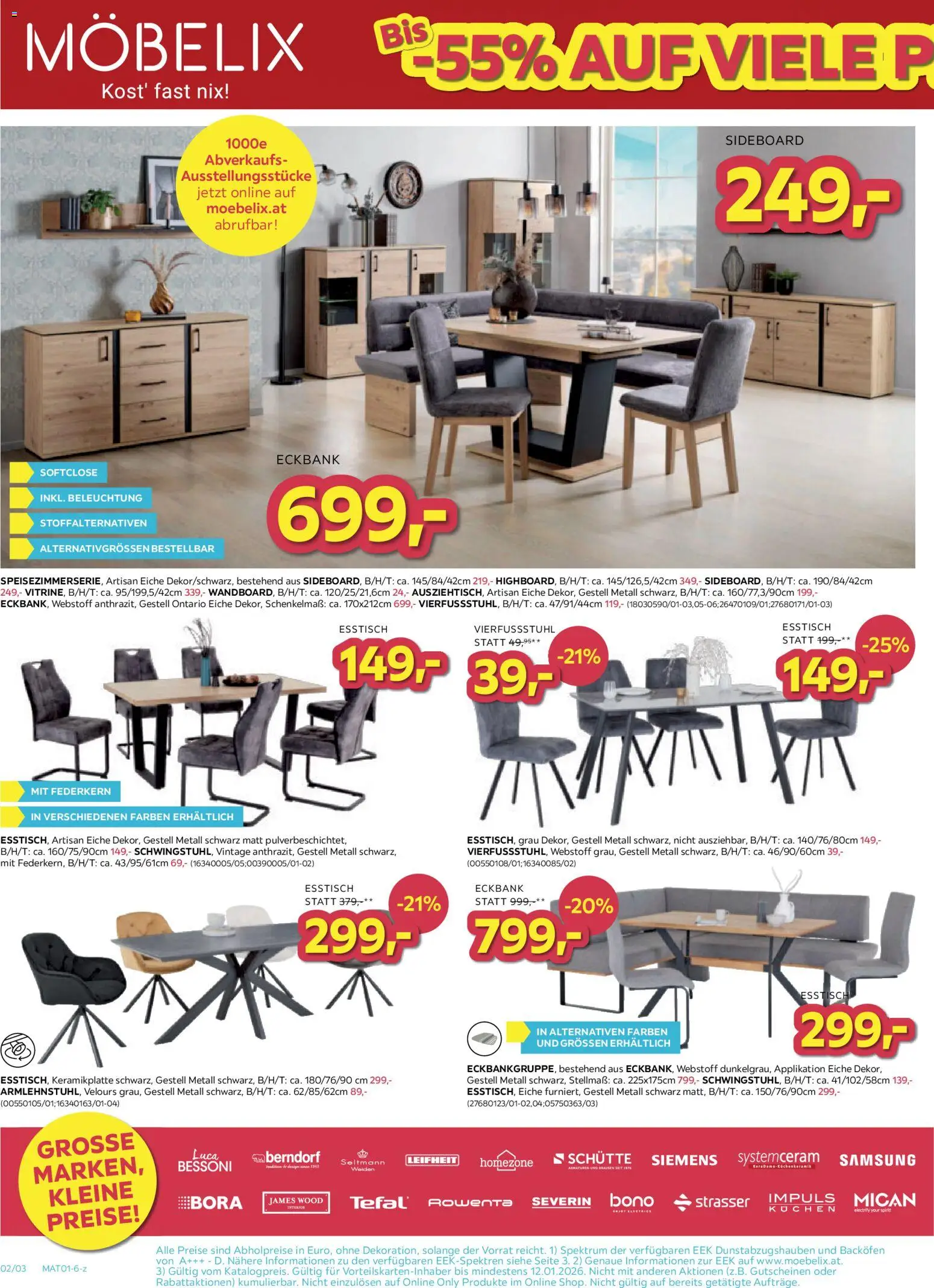 Möbelix Angebote gültig ab 05.01.2026 | Seite: 2 | Produkte: Samsung