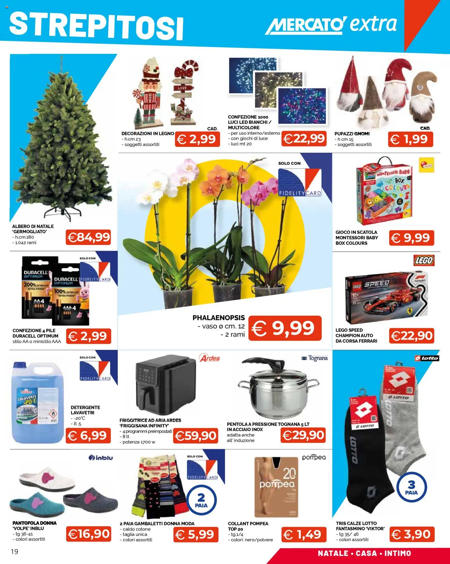 Volantino Mercatò del 24.11.2025 | Pagina: 19 | Prodotti: Top, Gioco, Pentola a pressione, Decorazioni