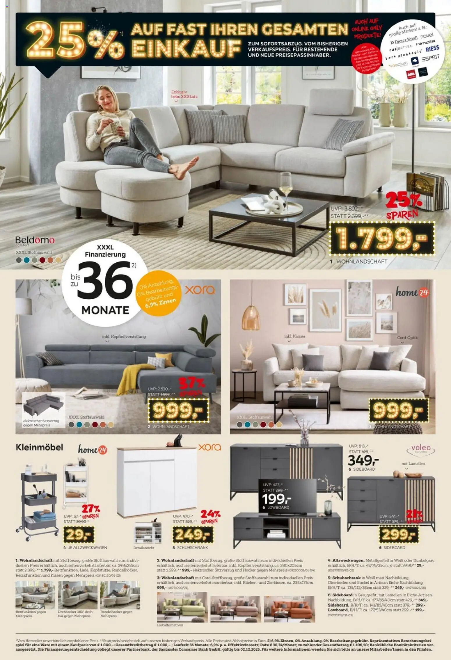 XXXLutz - Black Friday gültig ab 25.11.2025 | Seite: 2 | Produkte: Spiel, Kissen