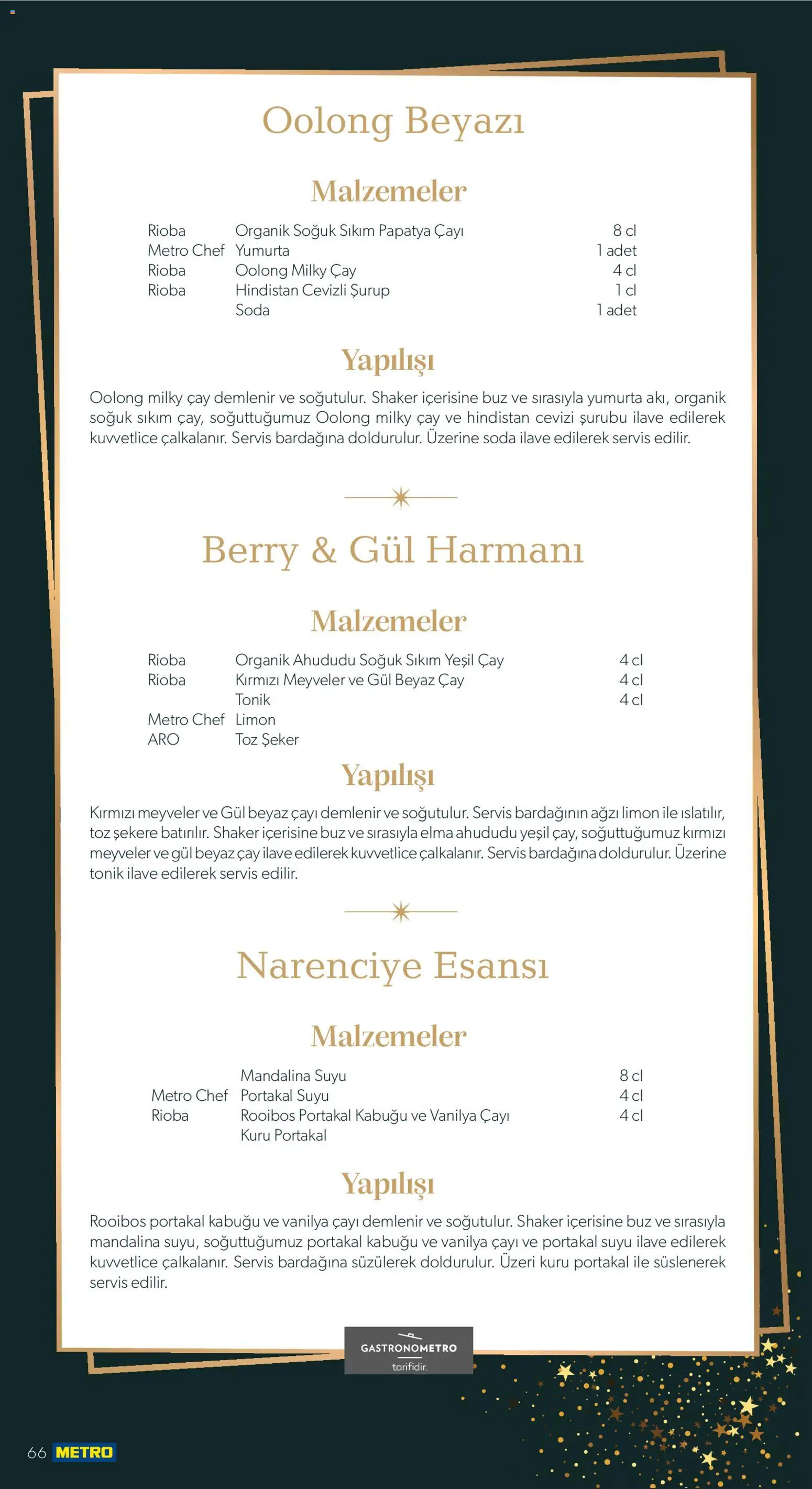 Metro - Yılbaşı Sofra Kataloğu - 01.12.2025 tarihinden itibaren geçerlidir | Sayfa: 66 | Ürünler: Hindistan Cevizi, Portakal, Çay, Ahududu