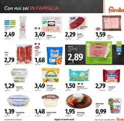 Volantino Famila del 04.09.2025 | Pagina: 11 | Prodotti: Tè, Tacchino, Latte, Mortadella