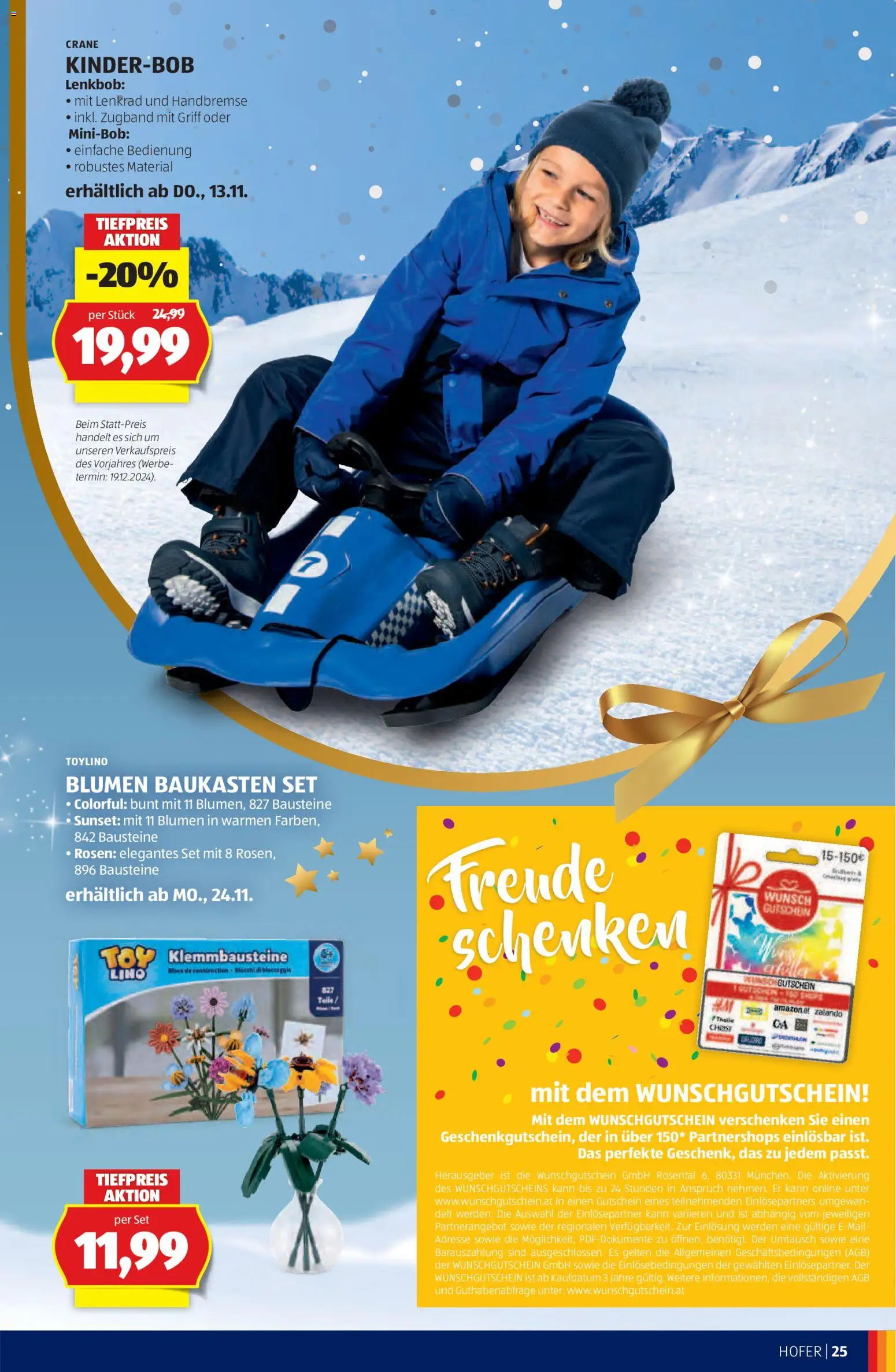 Hofer Weihnachtskatalog gültig ab 05.11.2025 | Seite: 25