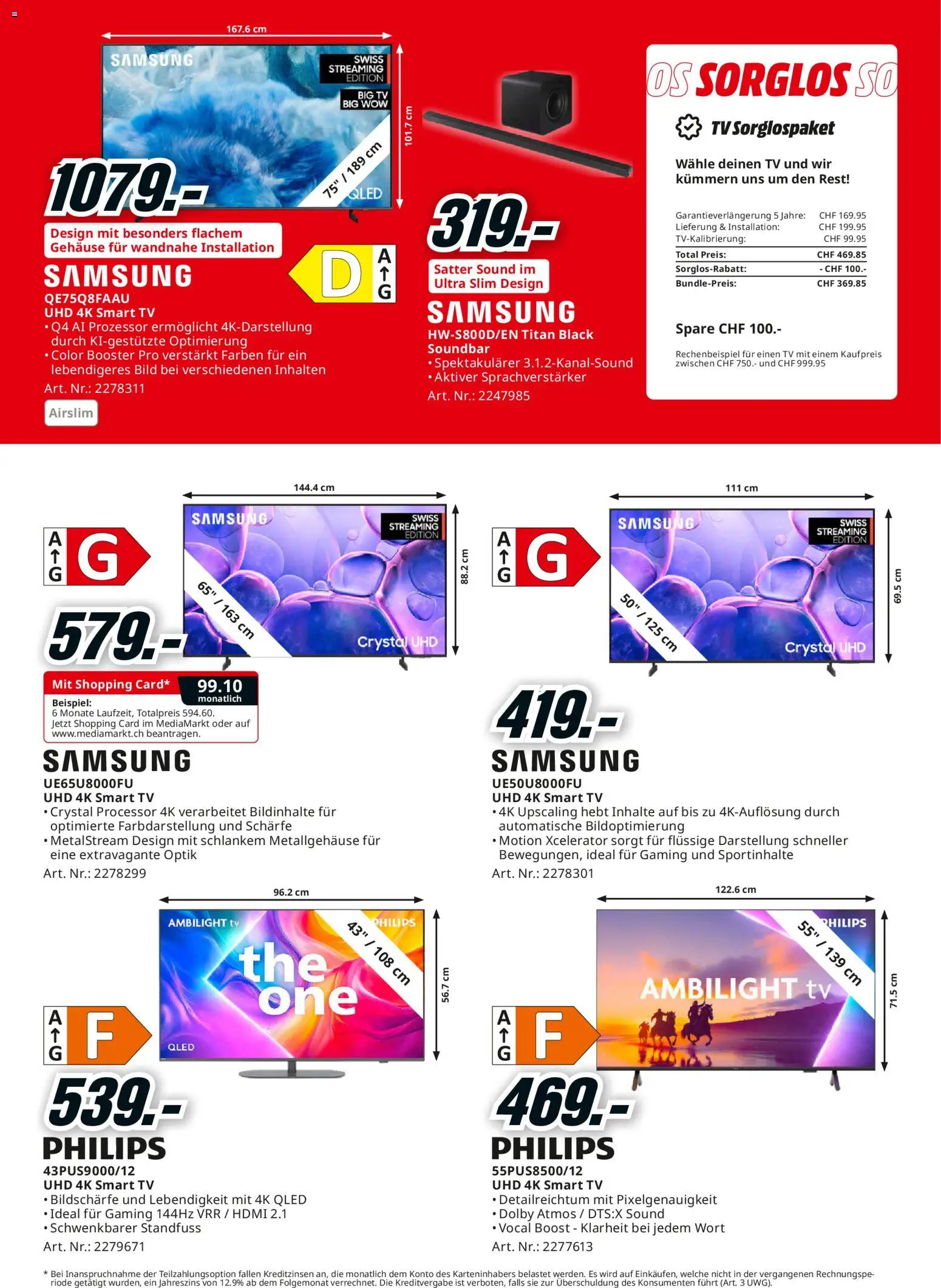 Media Markt - Black Friday – gültig ab 02.11.2025 | Seite: 4 | Produkte: Soundbar, TV, Samsung, Philips