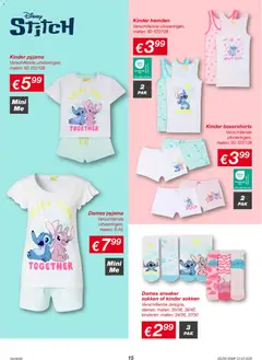 KiK folder - Voorbeeld van een folder van KiK, geldig van 22.03.2026 | Pagina: 15 | Producten: Sokken, Pyjama, Bébipulyka, Kinder