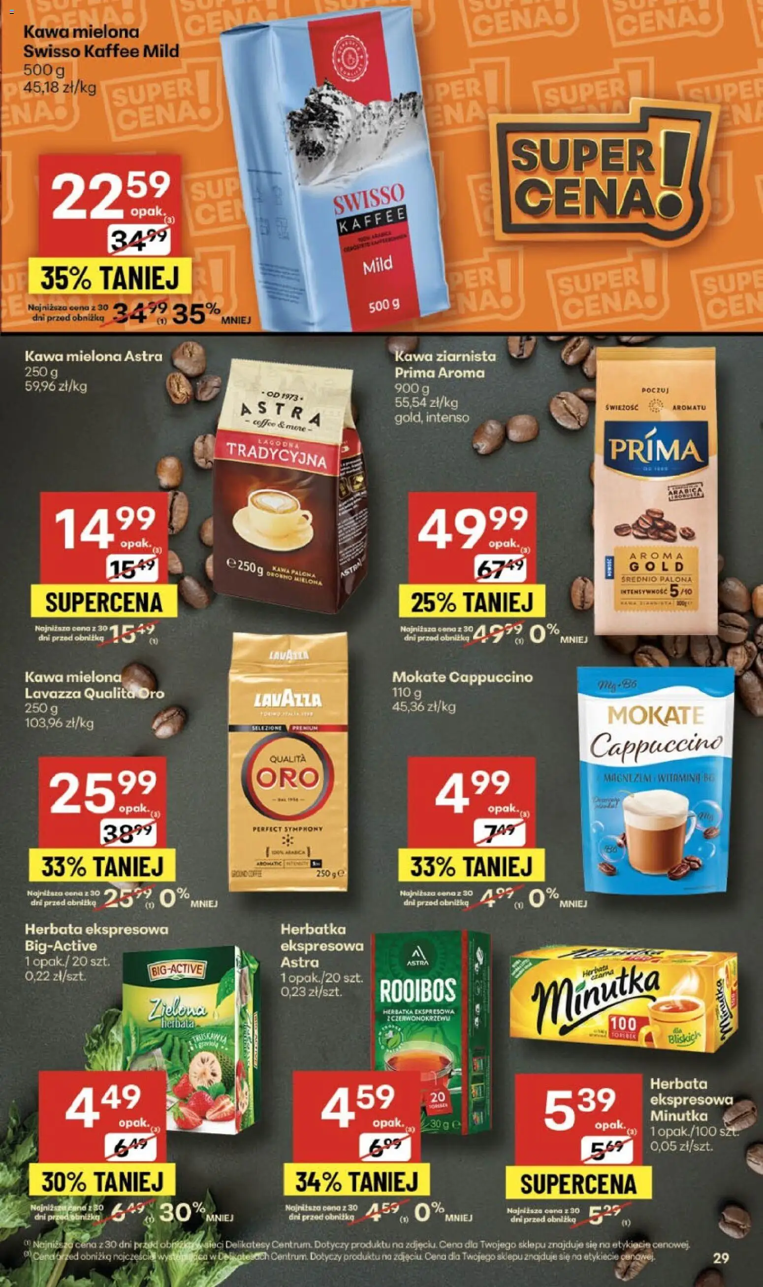 Delikatesy Centrum Gazetka - Sklepy Własne od 06.11.2025 | Strona: 29 | Produkty: Lavazza, Cappuccino, Delikatesy, Kawa