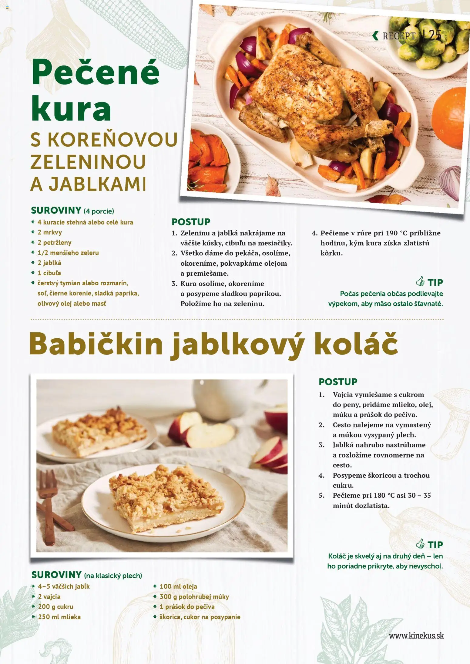 Nové Kinekus akcie – leták je platný od 27.10.2025 | Strana: 25 | Produkty: Olej, Jablká, Kuracie stehná, Cibuľa