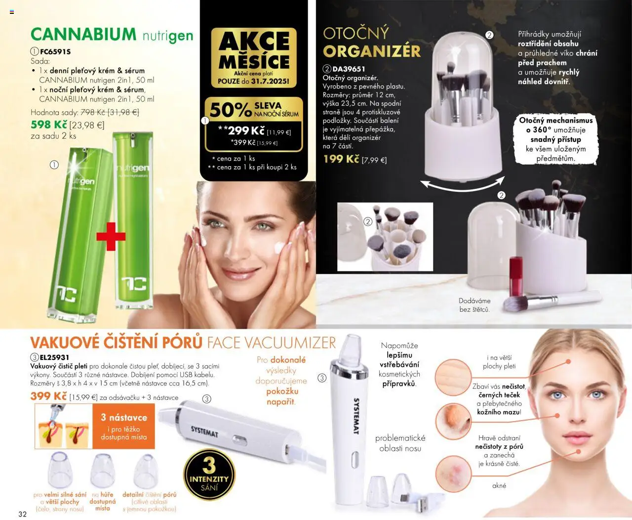 Dedra Katalog 7 2025 │ platný od 20.06.2025 | Strana: 32 | Produkty: Organizér, Krém, USB