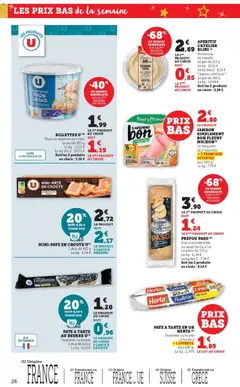 U Express - Prévisualisation de U Express catalogue valide à partir de 09.12.2025 | Page: 26 | Produits: Thon, Tarama, Table, Beurre