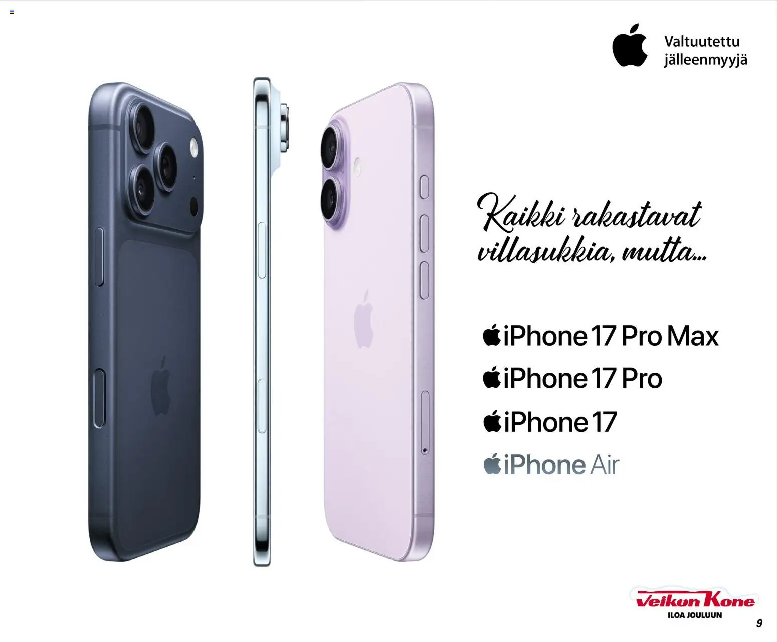Veikon Kone tarjoukset – voimassa 08.12.2025 alkaen | Sivu: 9