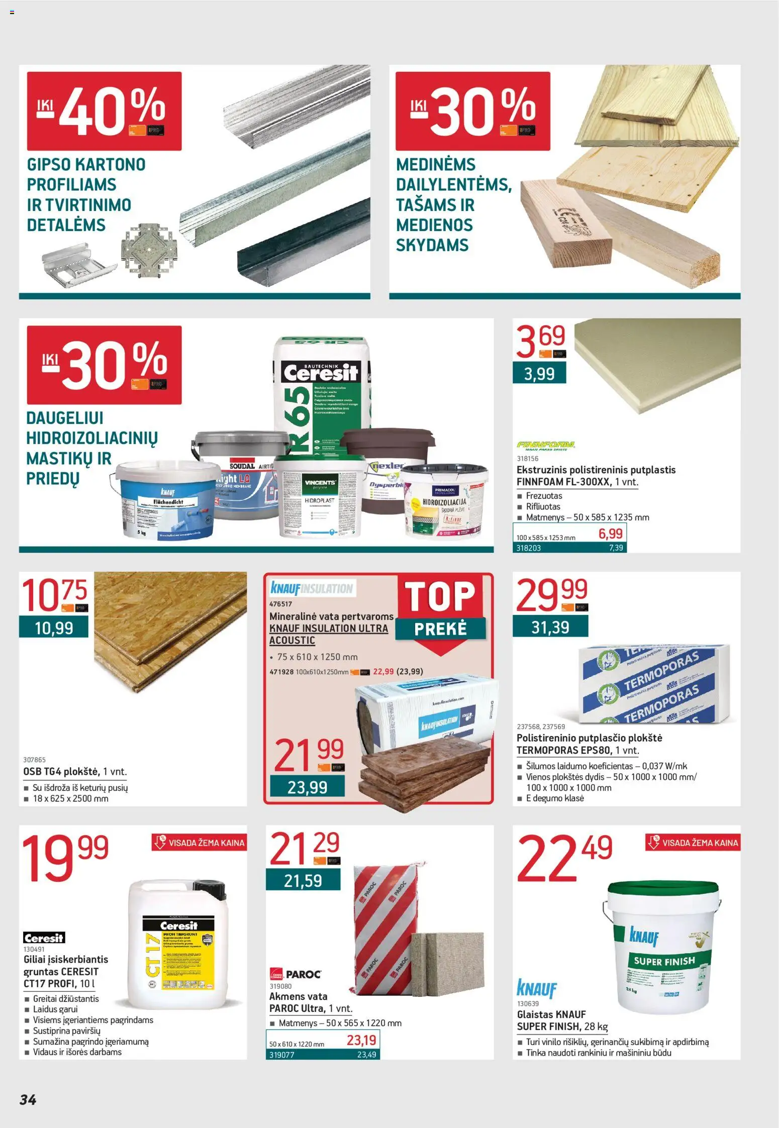 ERMITAŽAS akcijos nuo 03.11.2025 | Puslapis: 34 | Prekių: Vata