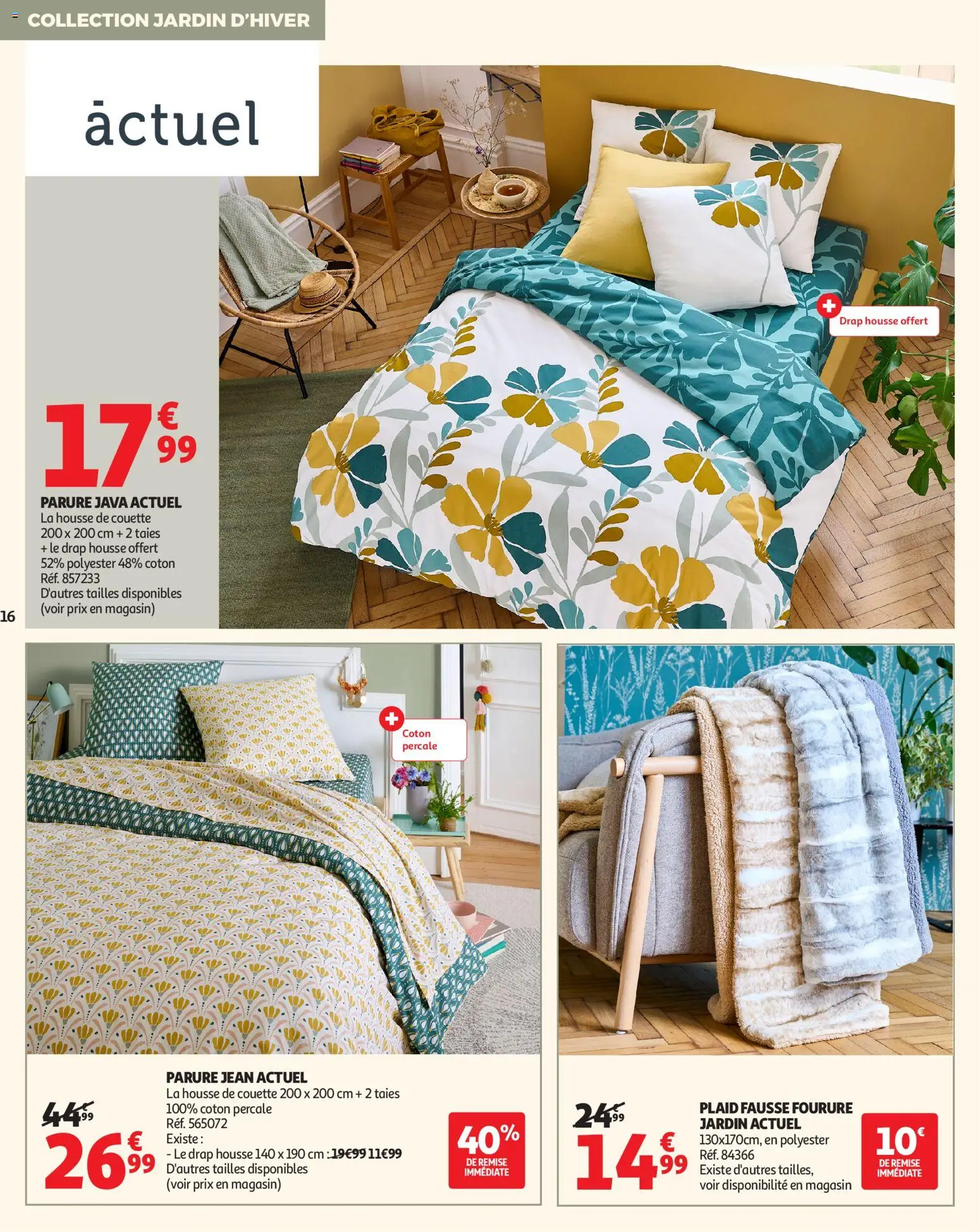 {H1} | Page: 16 | Produits: Coton, Housse de couette, Couette