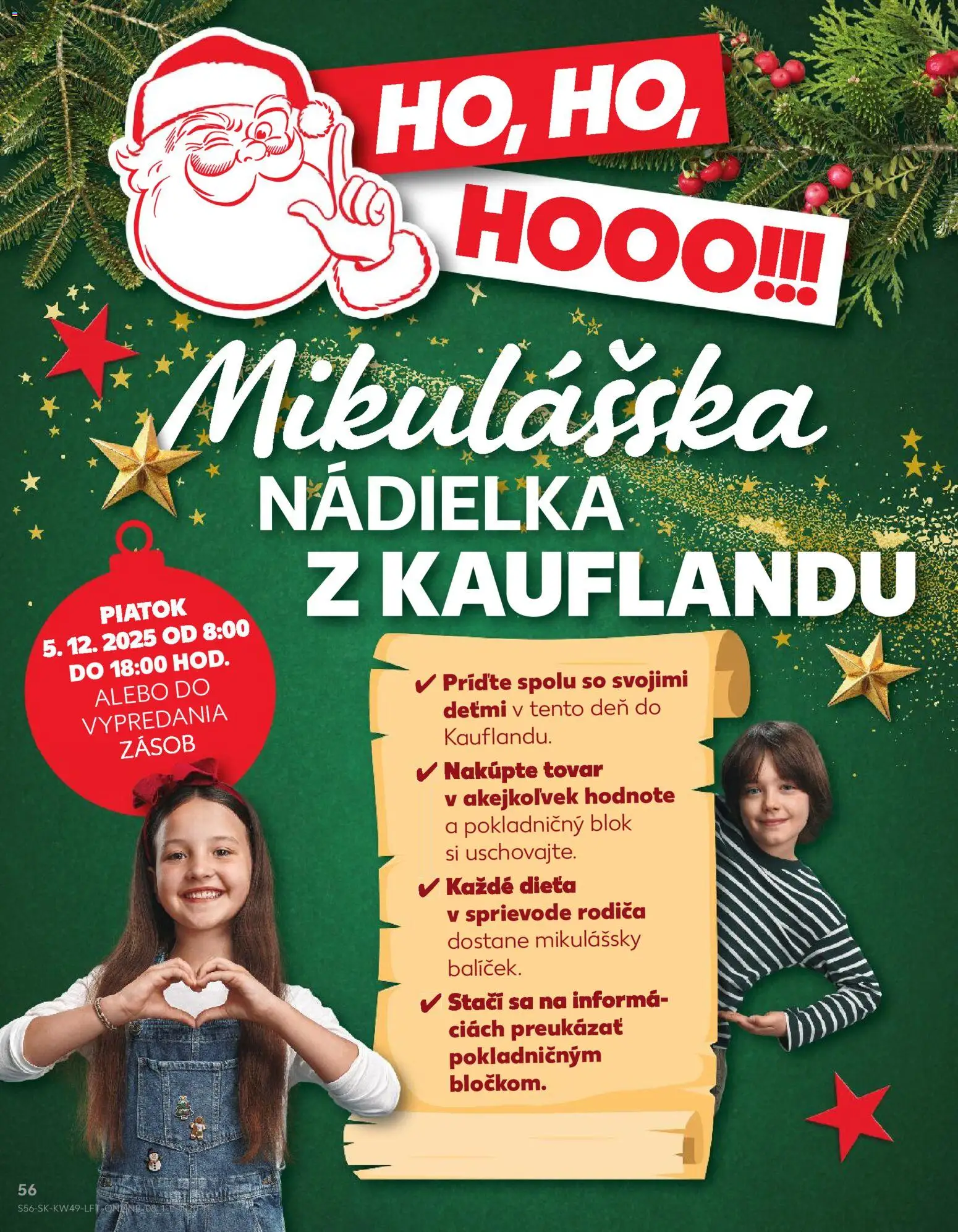 Kaufland SK akciós ujság - amely érvényes a következő dátumtól: 04.12.2025 | Oldal: 56 | Termékek: Só