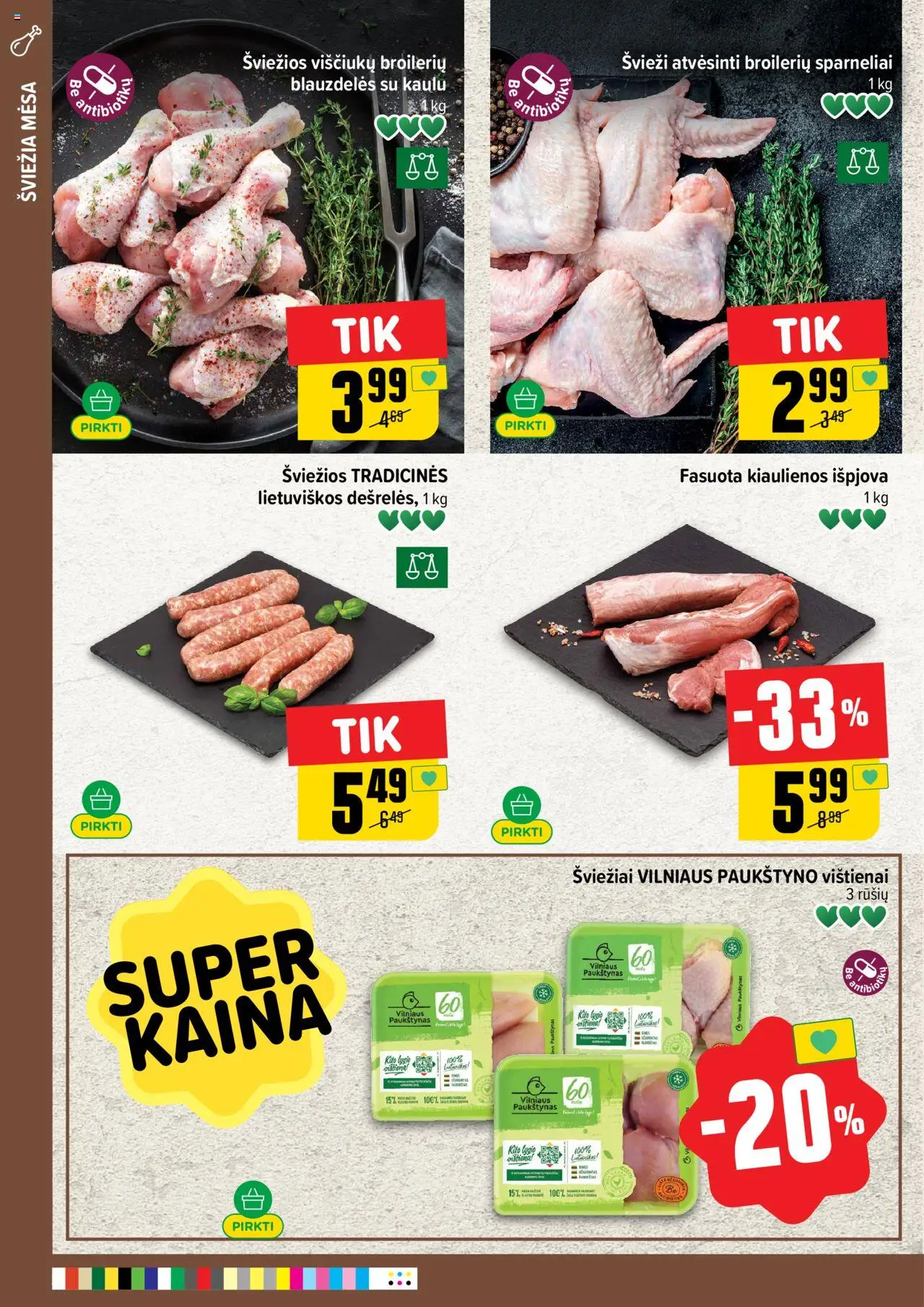 IKI akcijos nuo 15.09.2025 | Puslapis: 22 | Prekių: Kiaulienos