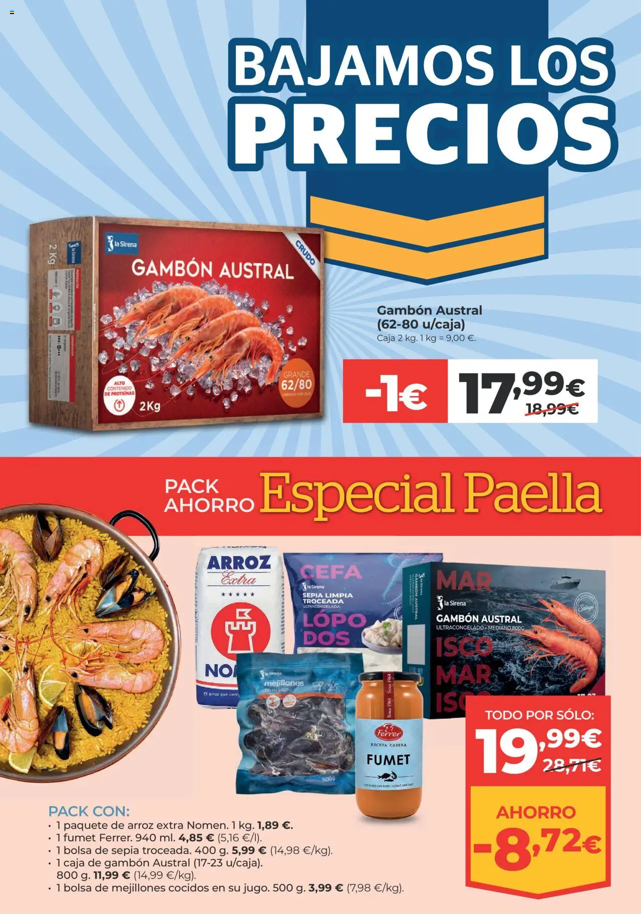 La Sirena folleto │ válido desde el 14.08.2025 | Página: 2 | Productos: Jugo, Arroz, Bolsa, Caja