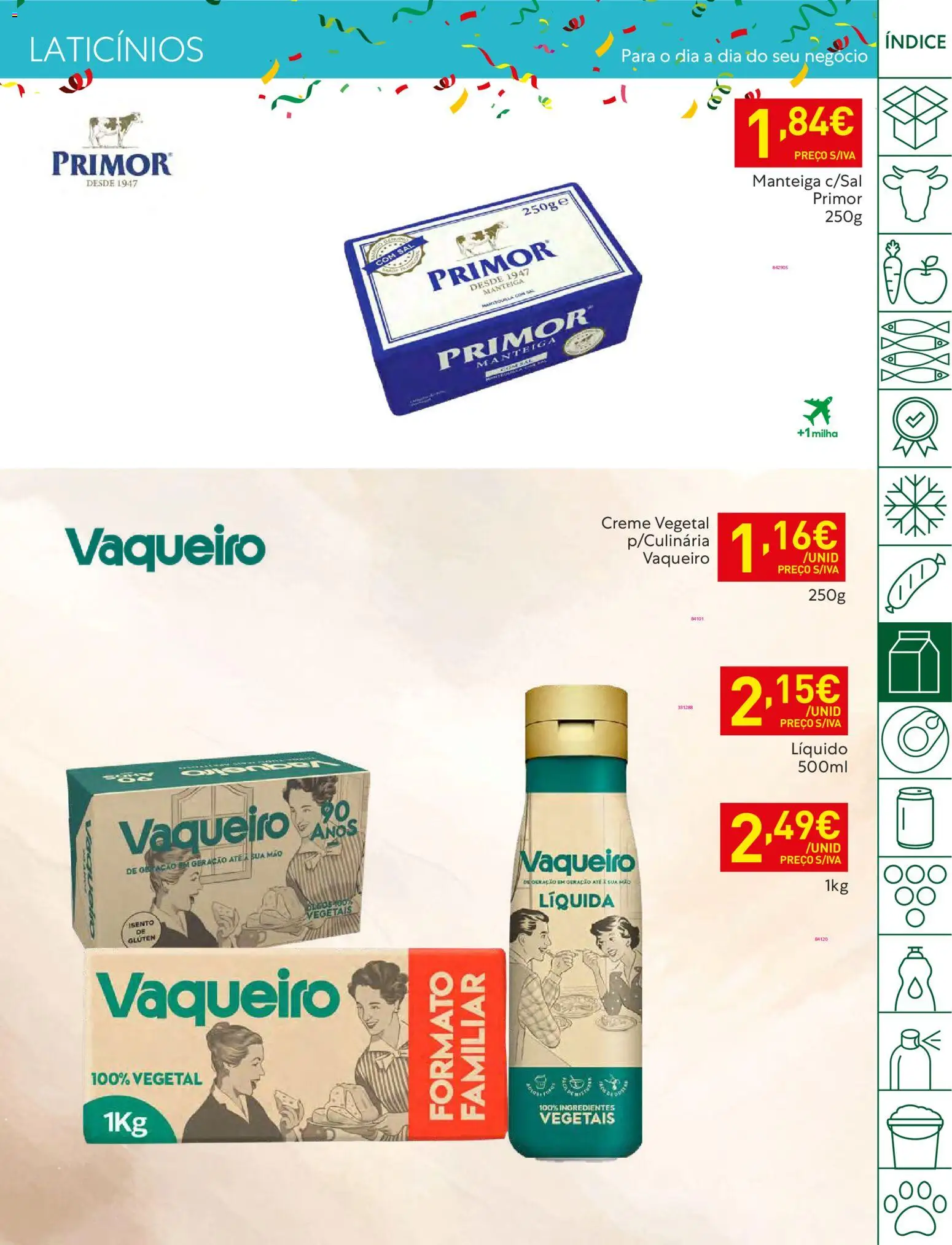 Recheio folheto │ válido de 28.10.2025 | Página: 23 | Produtos: Sal, Manteiga, Creme