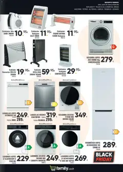 Vista previa Family Cash Black Friday válido desde el 10.11.2025 | Página: 18 | Productos: Lavadora, Secadora, Combi, Radiador