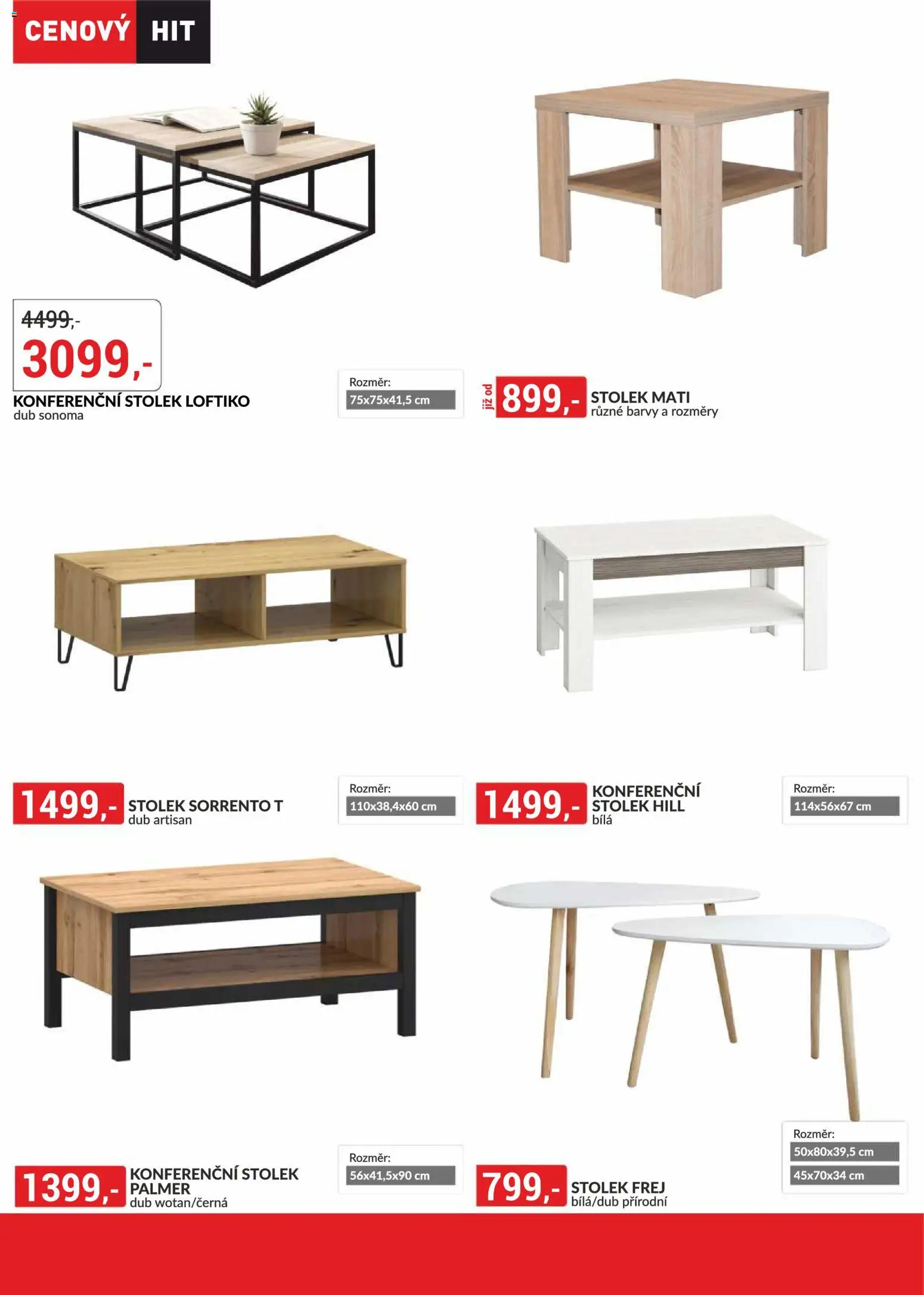 BAUMAX leták - Zařiďte si bydlení podle sebe od 01.03.2026 | Strana: 49 | Produkty: Konferenční stolek, Stolek, Barvy