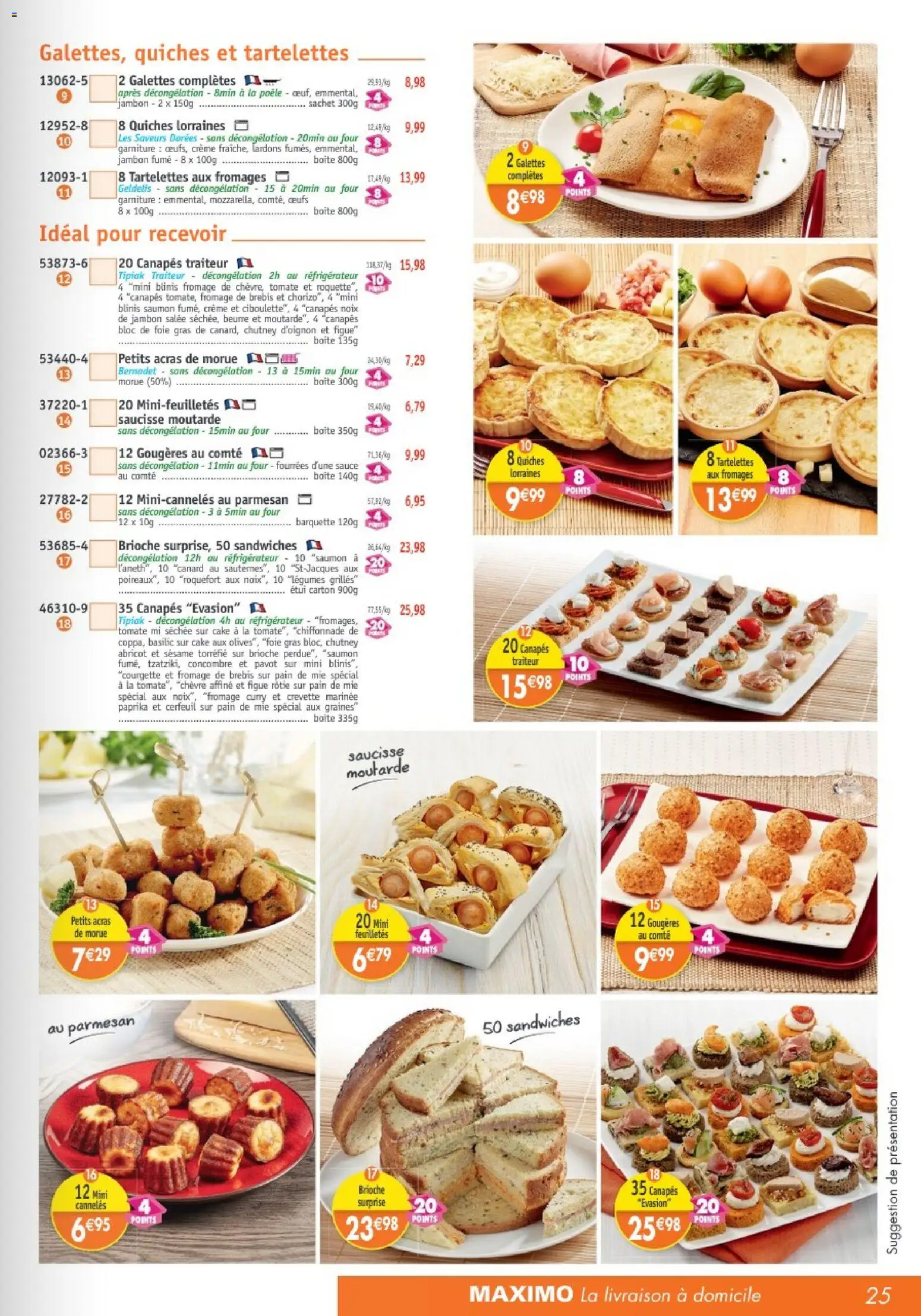 {H1} | Page: 25 | Produits: Four, Courgette, Pain de mie, Moutarde