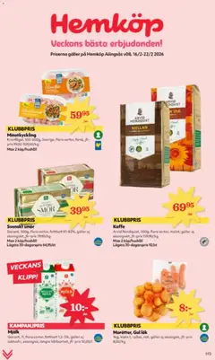 Hemköp - erbjudanden - Förhandsvisning av reklamblad från butik Hemköp aktuell från 16.02.2026