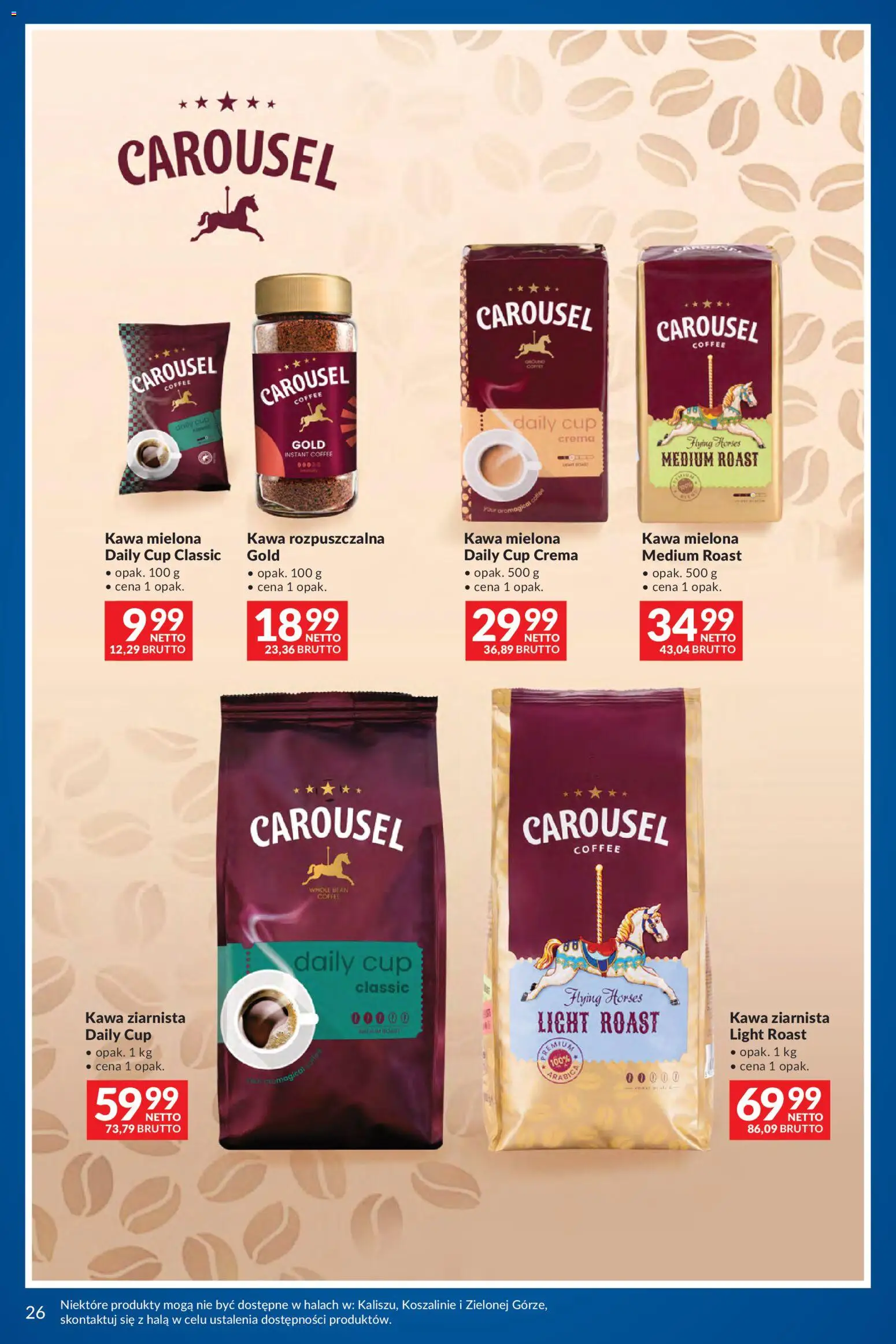 Makro Gazetka - Na wiosnę od 03.03.2026 | Strona: 26 | Produkty: Kawa ziarnista, Kawa rozpuszczalna, Kawa