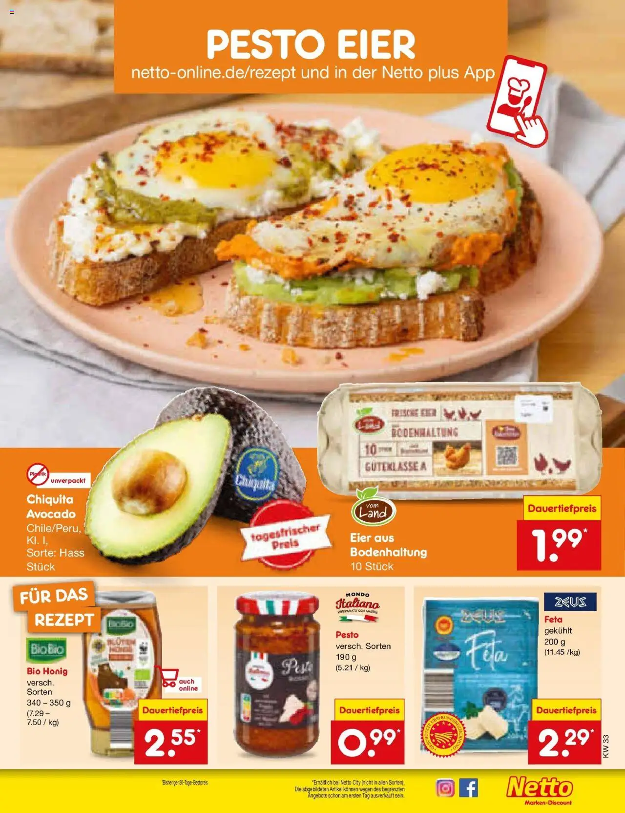 Netto Marken-Discount prospekt Lahnau	 - gültig ab dem 10.08.2025 | Seite: 7 | Produkte: Feta, Eier, Avocado