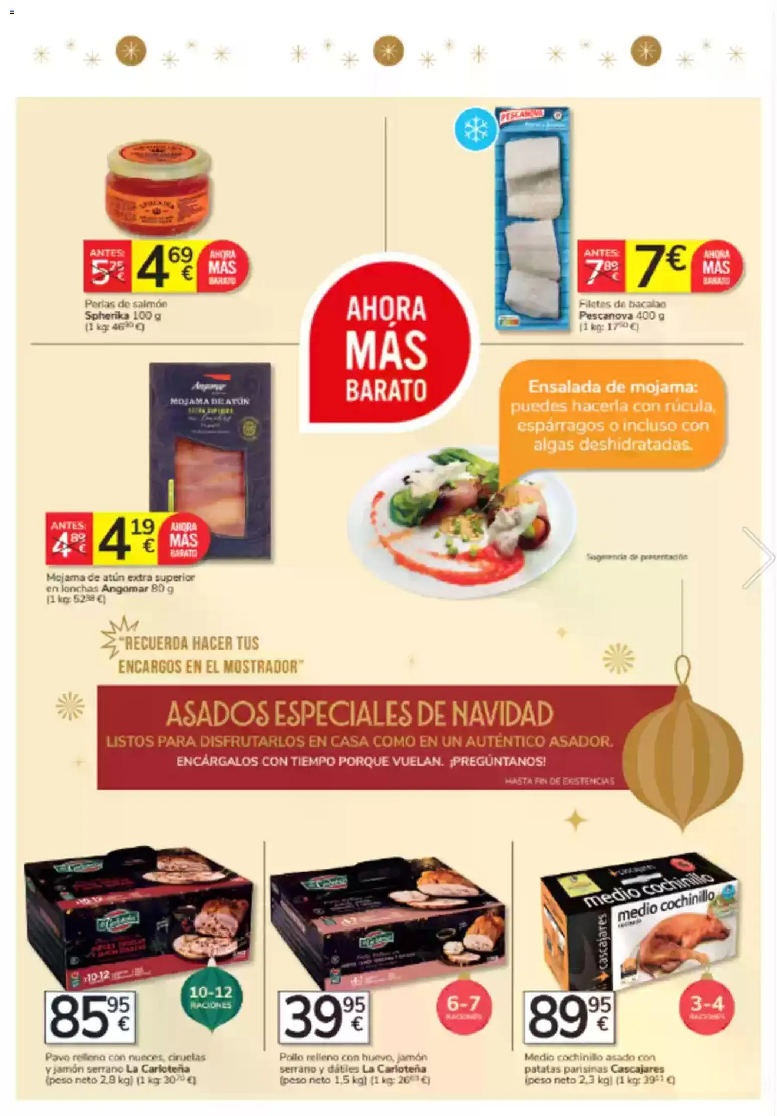 Consum folleto │ válido desde el 20.11.2025 | Página: 3 | Productos: Jamón serrano, Jamón, Νερό καρύδας, Ensalada