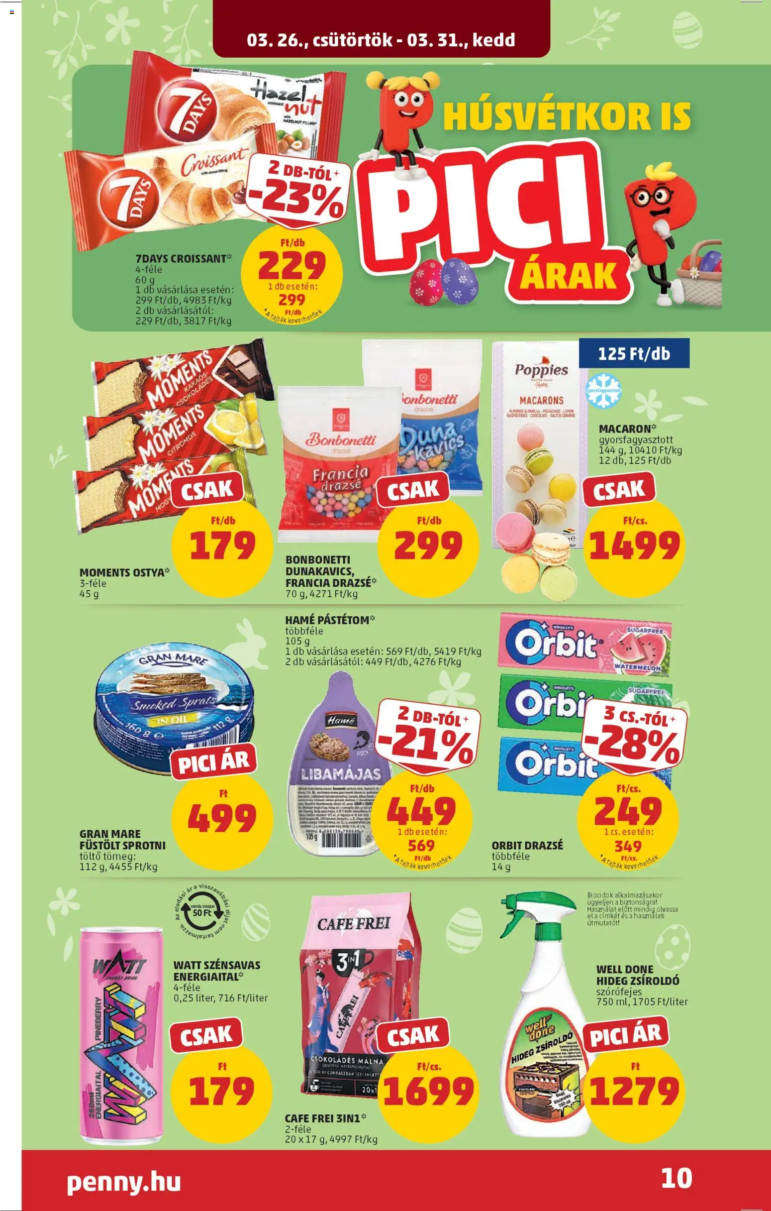 PENNY akciós ujság - amely érvényes a következő dátumtól: 26.03.2026 | Oldal: 14