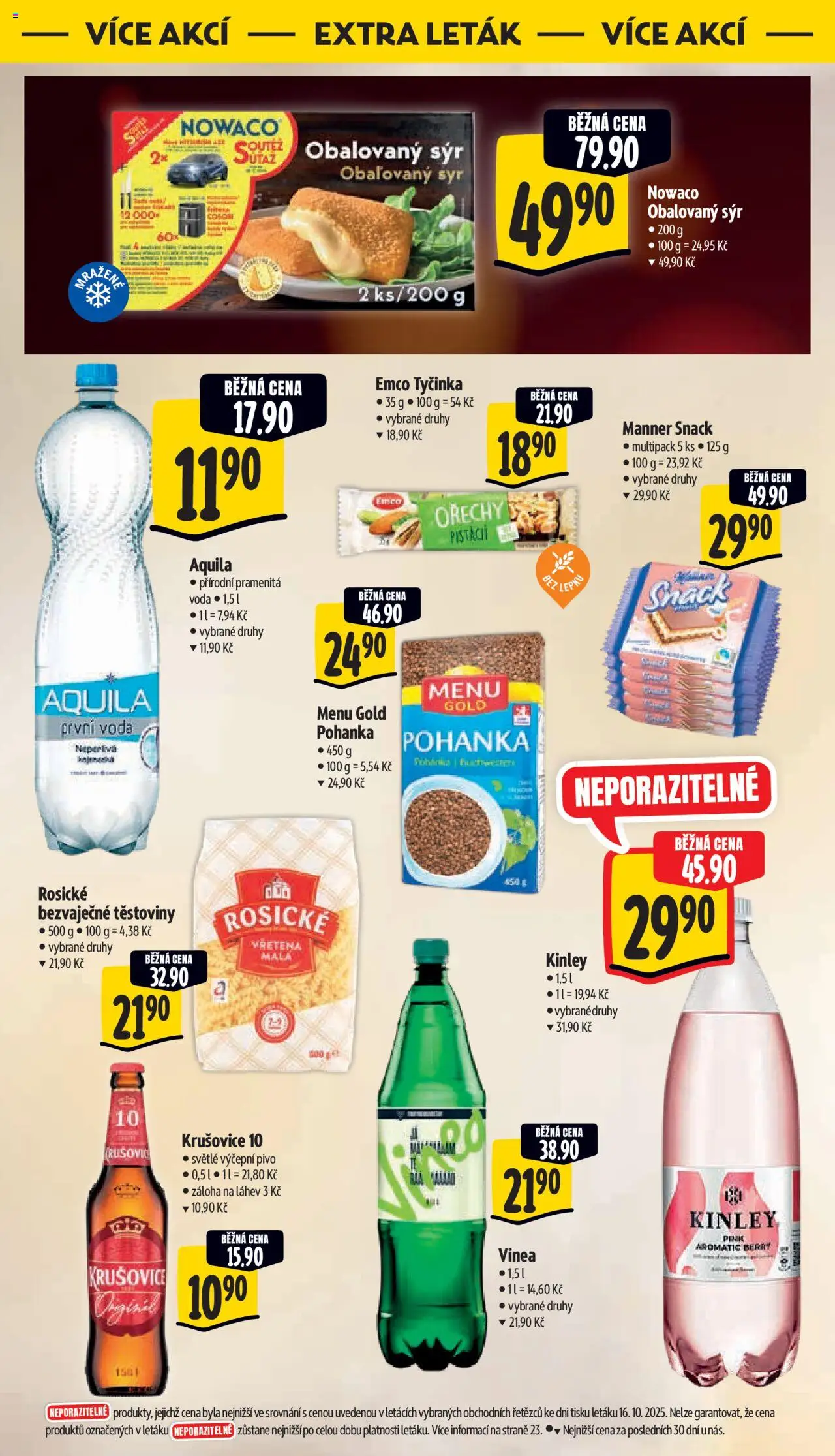 Albert leták - Supermarket od 22.10.2025 | Strana: 42 | Produkty: Sýr, Pohanka, Vinea, Aquila