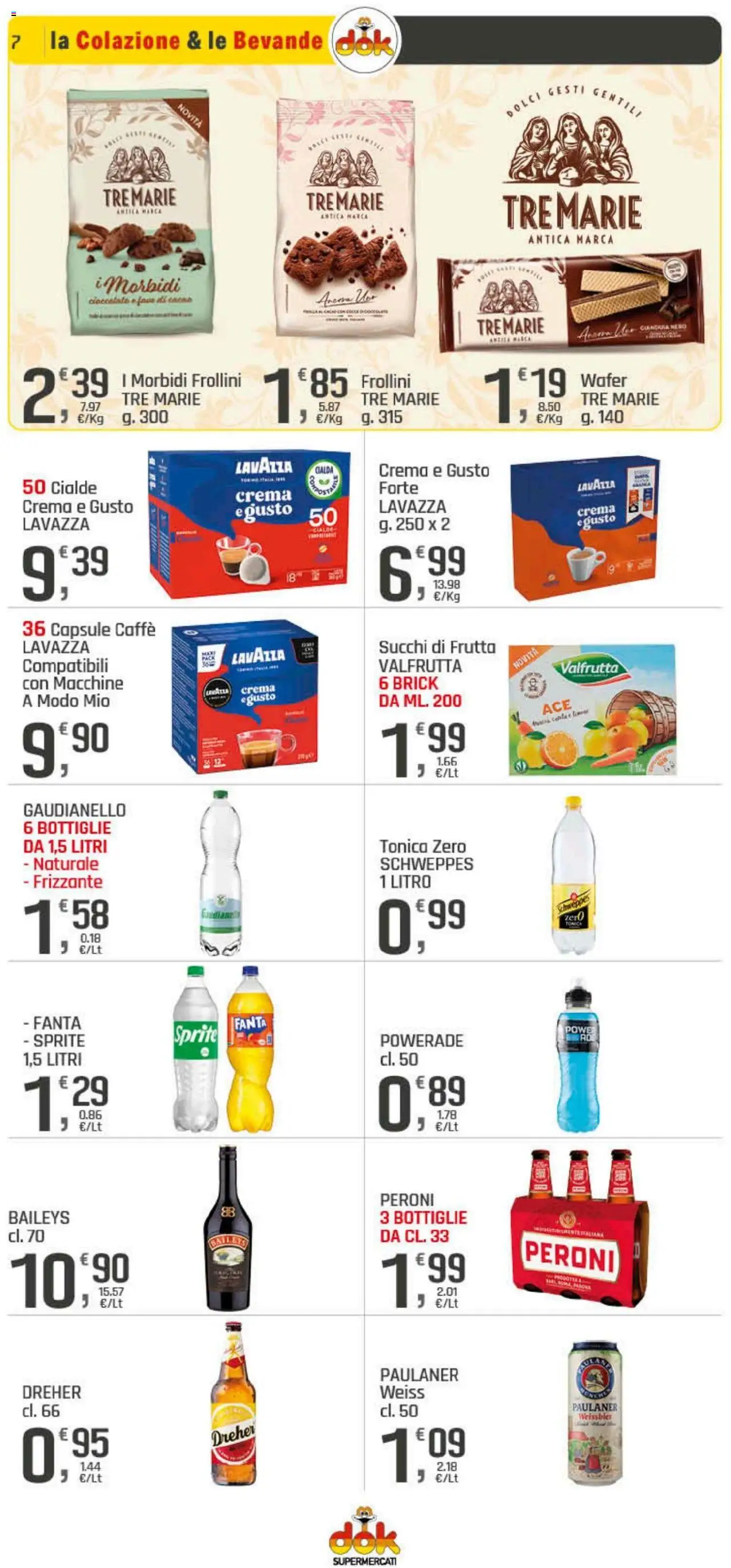 Volantino DOK del 25.09.2025 | Pagina: 7 | Prodotti: Crema, Cioccolato, Lavazza, Frollini