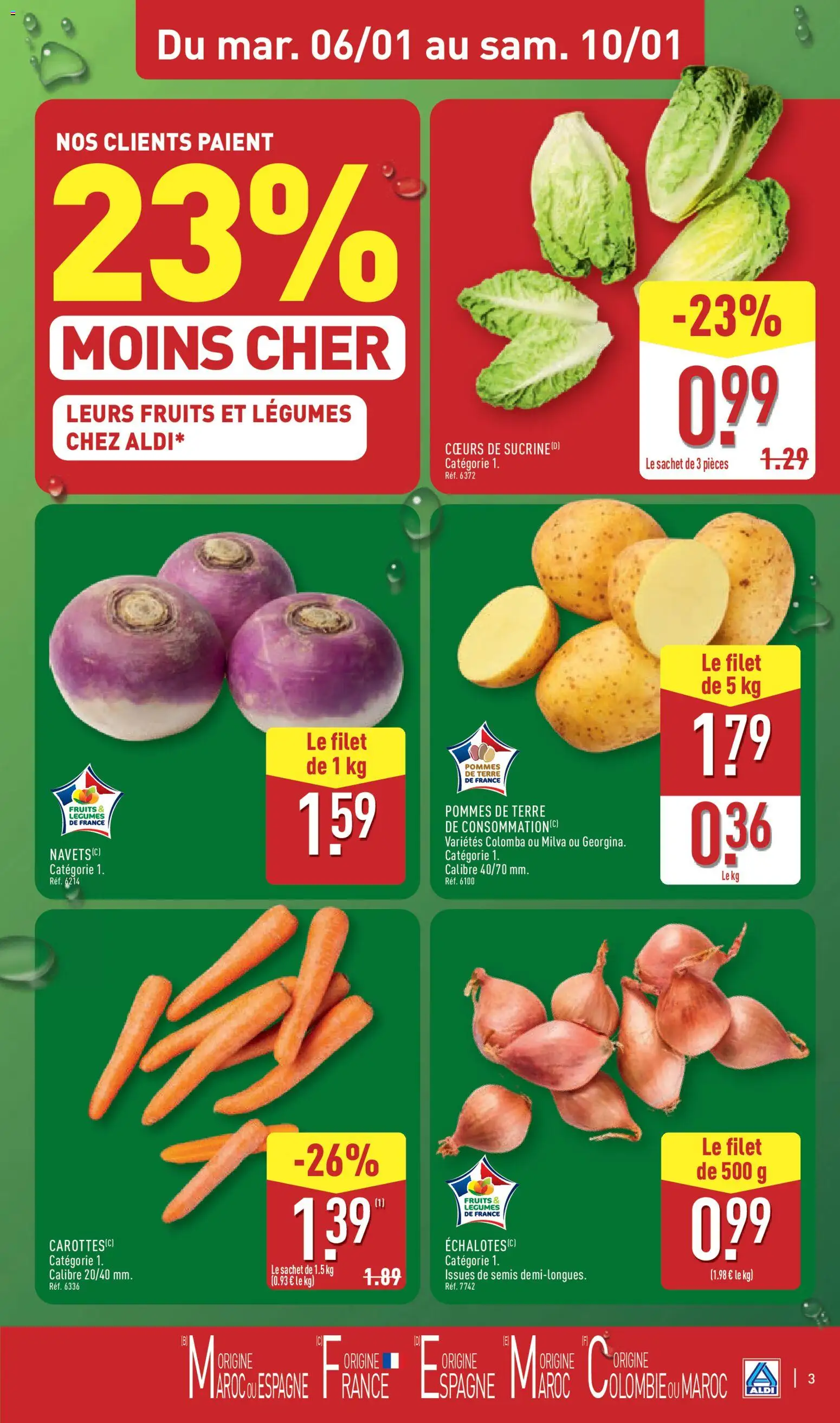 {H1} | Page: 7 | Produits: Pommes, Pommes de terre