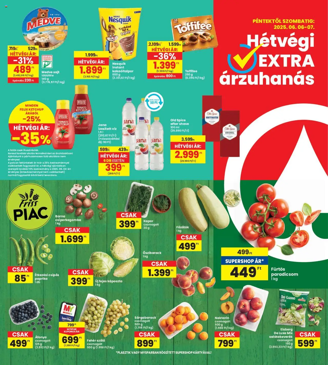 Interspar akciós ujság - amely érvényes a következő dátumtól: 05.06.2025 | Oldal: 21 | Termékek: Nektarin, Csiperkegomba, Áfonya, Sárgabarack
