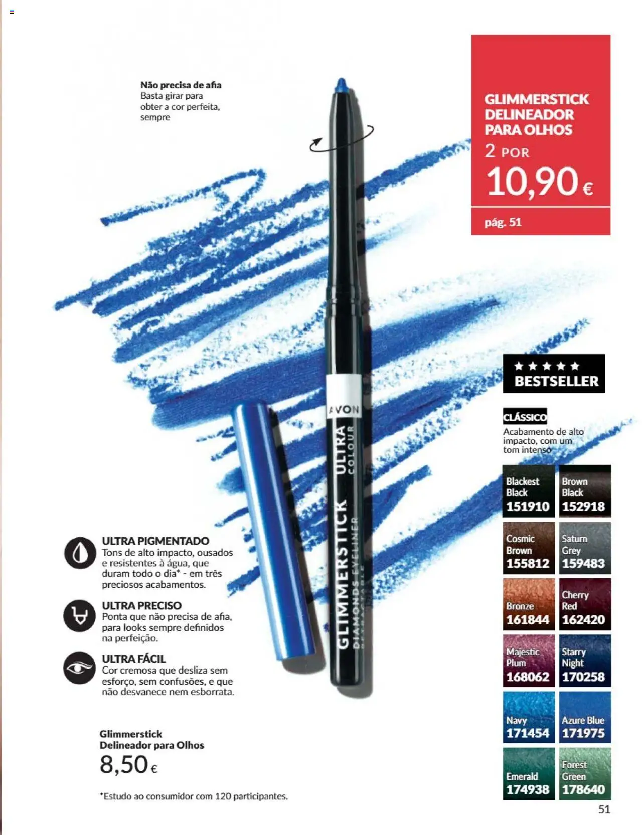 Catálogo Avon Campanha 6 │ válido de 01.06.2025 | Página: 51 | Produtos: Delineador