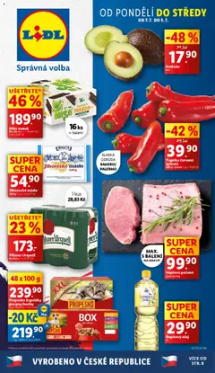 Lidl leták od 07.07.2025 | Strana: 1 | Produkty: Vepřová pečeně, Máslo, Propesko, Pilsner