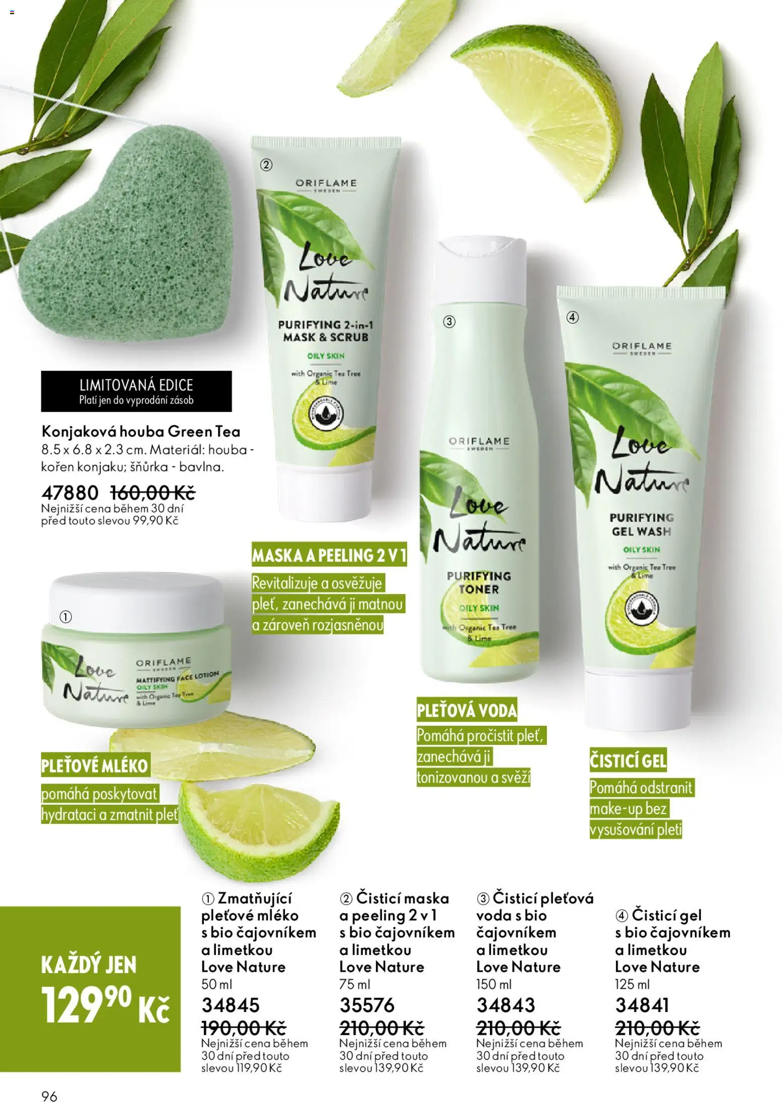 Oriflame katalog č. 04/2026 od 04.03.2026 | Strana: 96 | Produkty: Voda, Mléko, Makeup, Peeling