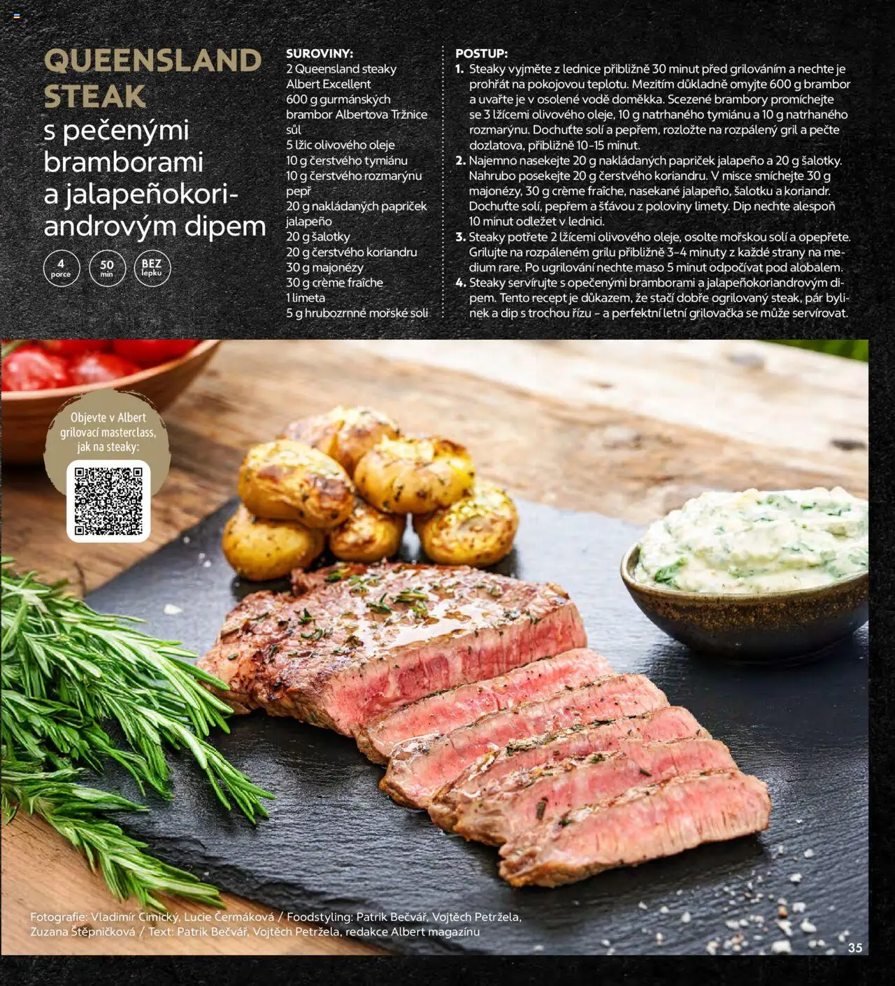 Albert magazín od 01.07.2025 | Strana: 35 | Produkty: Lednice, Steak, Creme fraiche, Maso