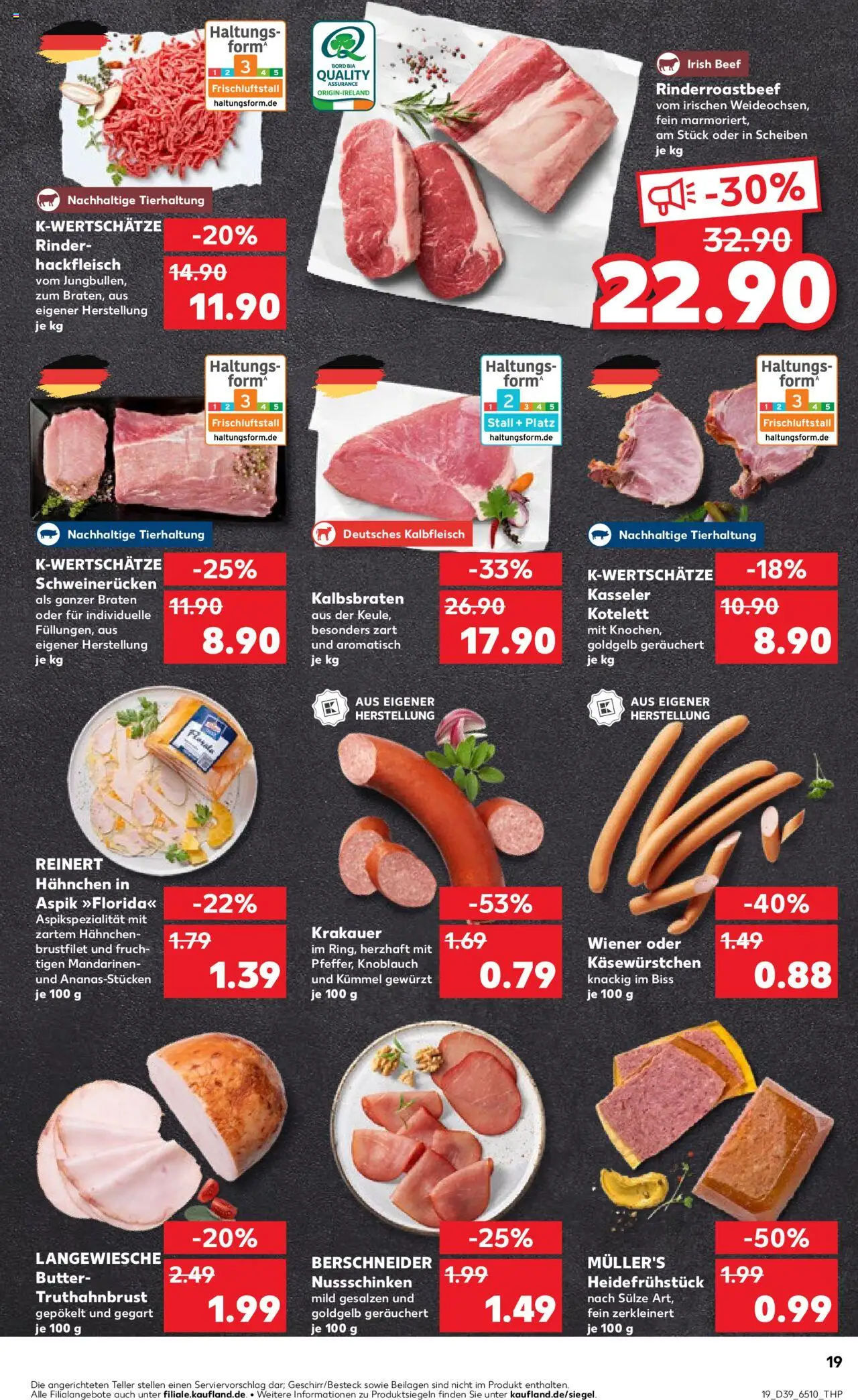 Kaufland prospekt Köln	 – gültig ab 25.09.2025 | Seite: 19 | Produkte: Hahnchen, Mandarinen, Knoblauch, Schweinerucken