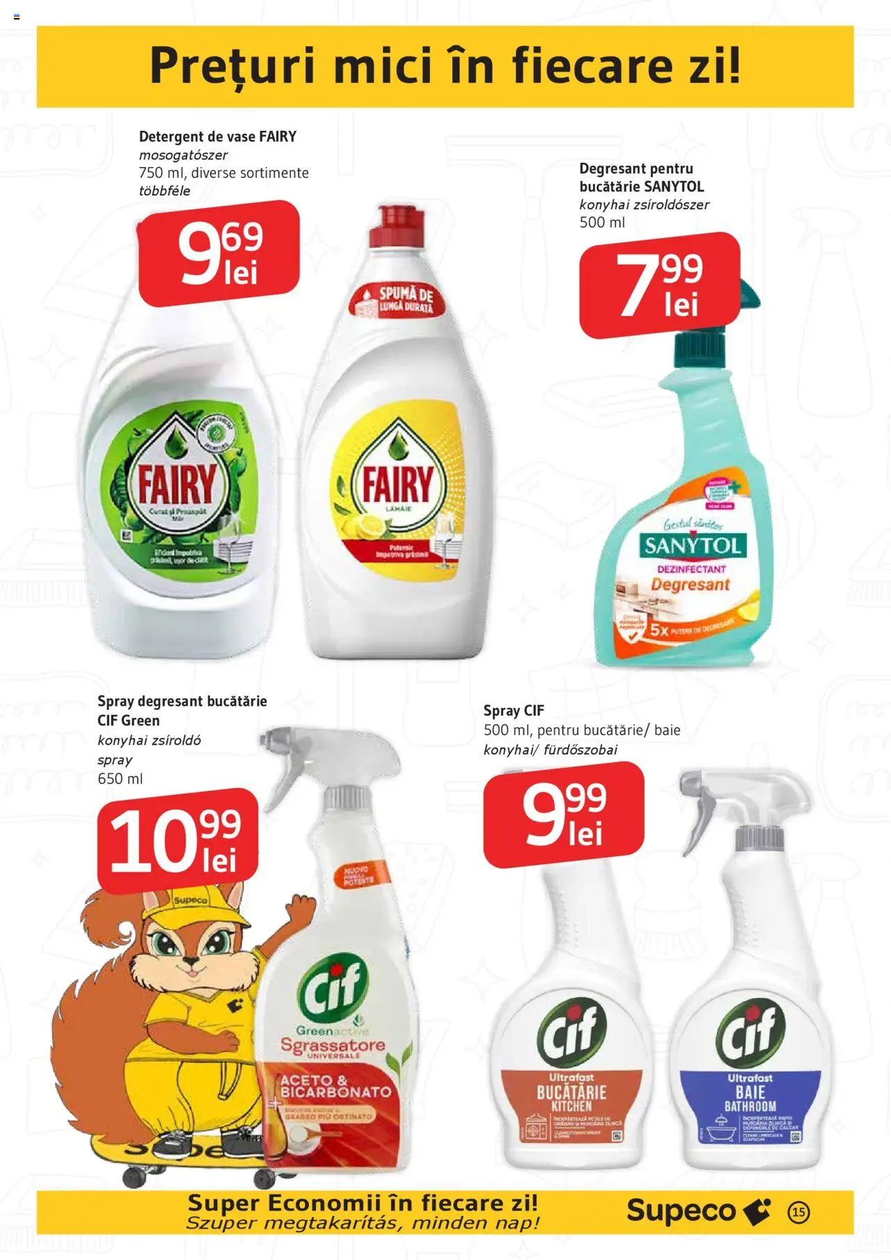 Noul catalog Supeco – valabil de la 18.09.2025 | Pagină: 15 | Produse: Detergent de vase, Bucătărie, Mici, Detergent