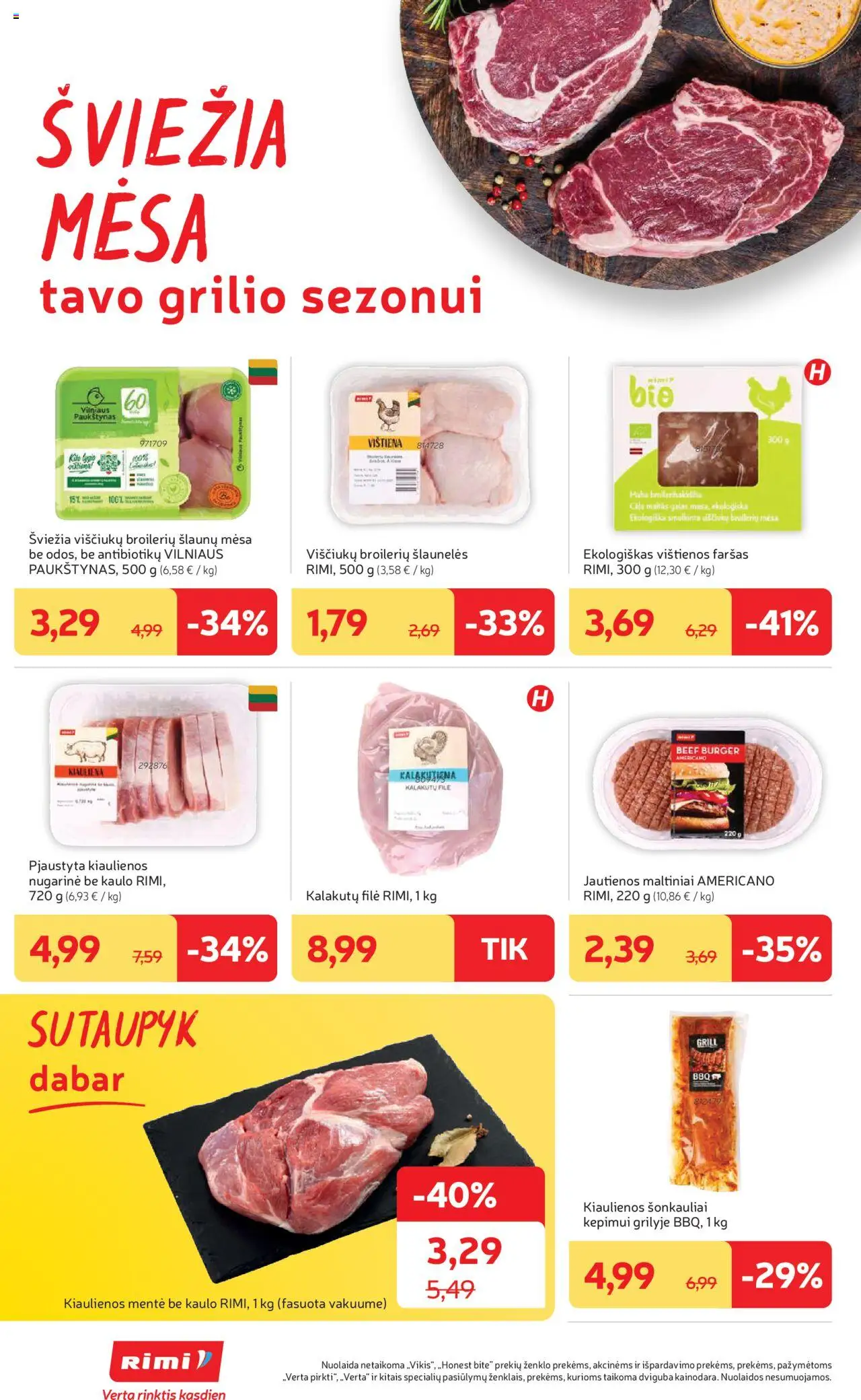 Rimi leidinys│galioja nuo 05.08.2025 | Puslapis: 10 | Prekių: Vištienos, Kiaulienos, Jautienos, Vištiena
